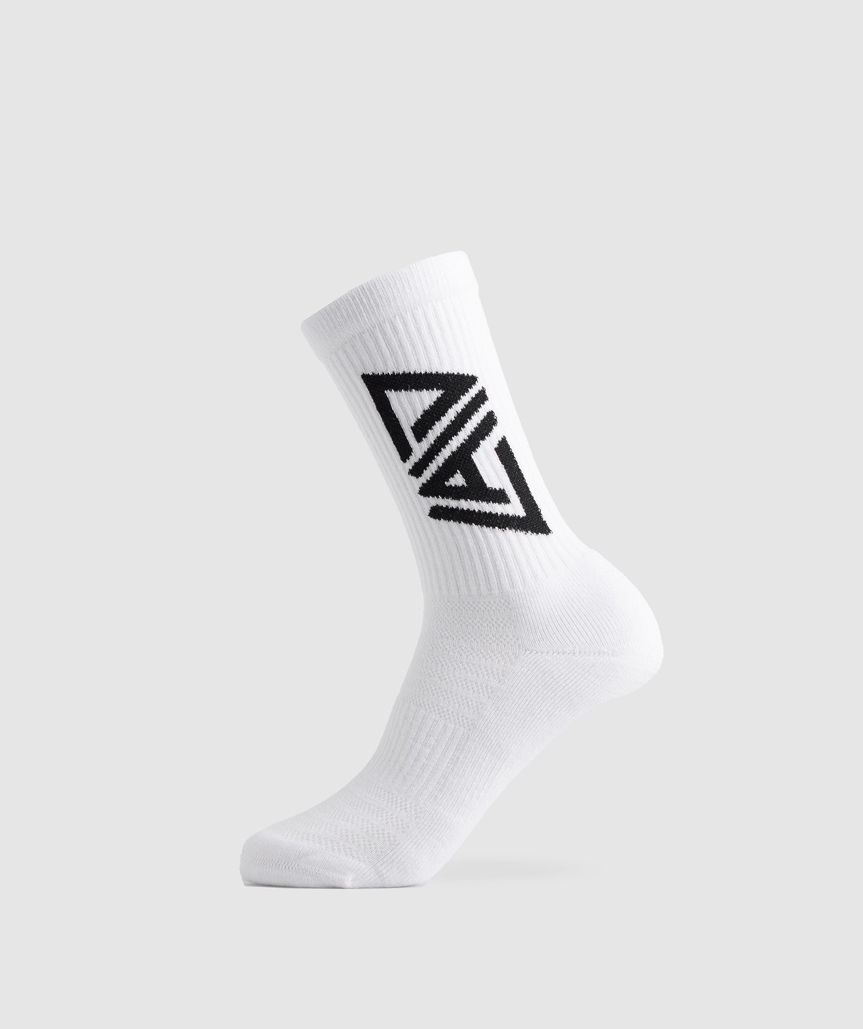 GS x David Laid Crew Socks 1pk in White - view 1