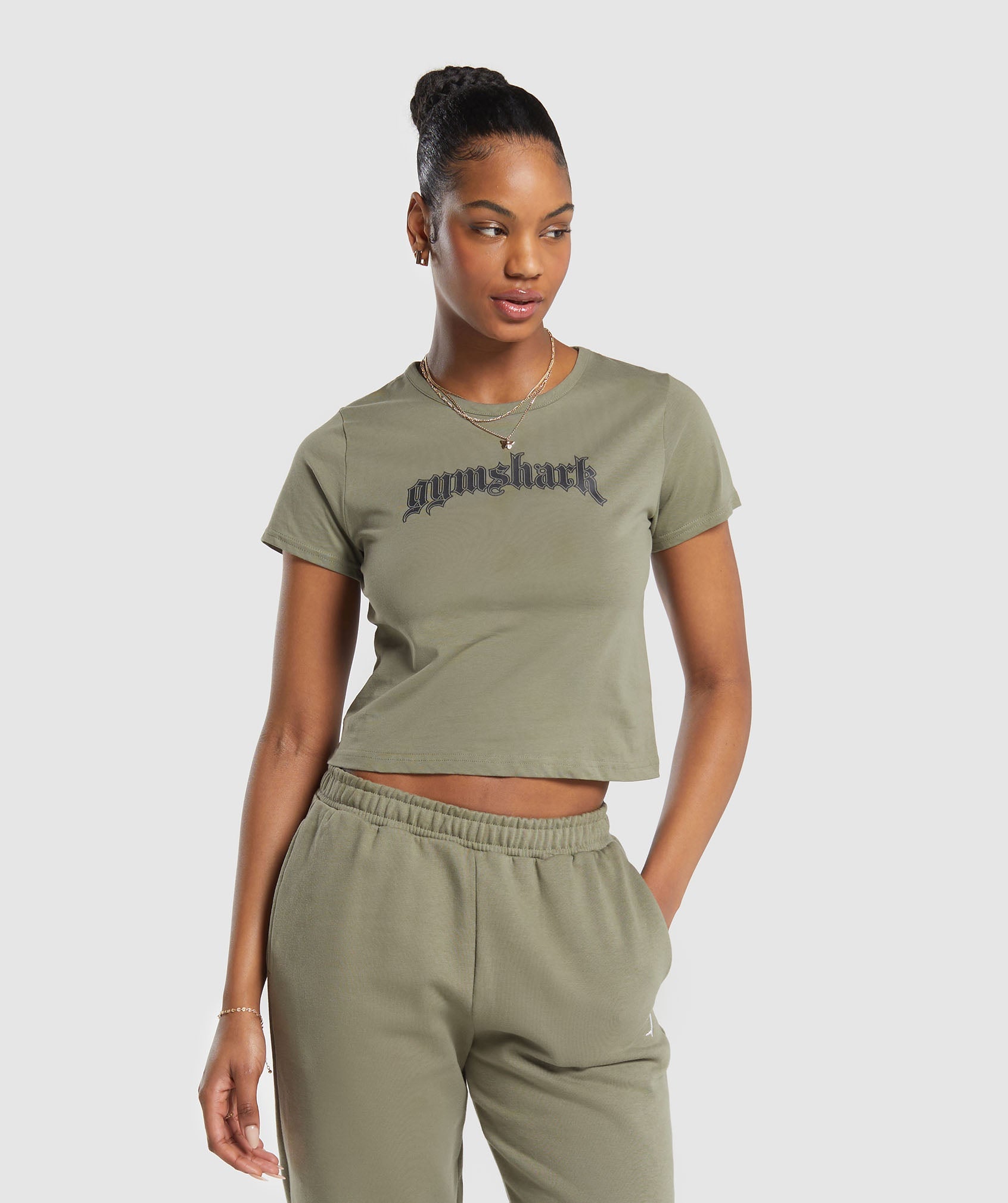 Heavy Flex T-Shirt en Utility Green