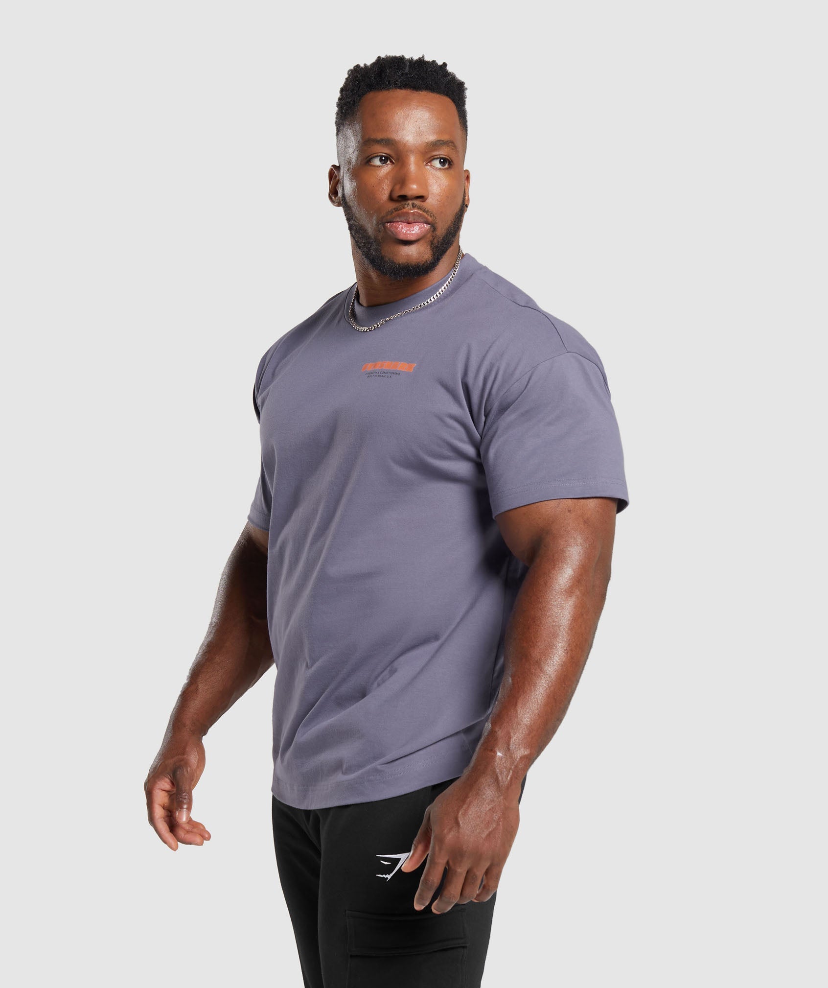 Gymshark Heavy Metal T-Shirt - Purple