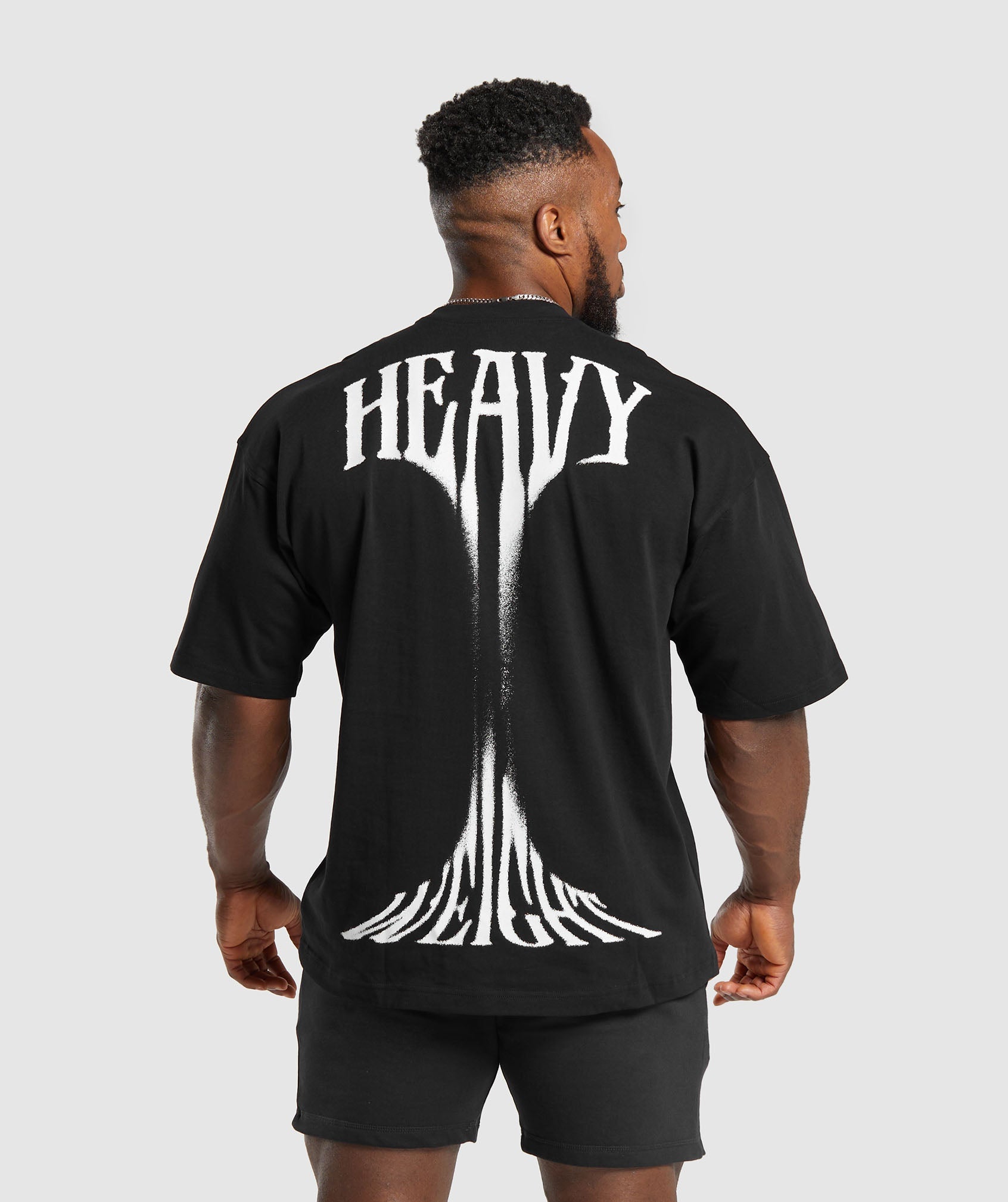 Heavy Weight Graphic T-Shirt en Black