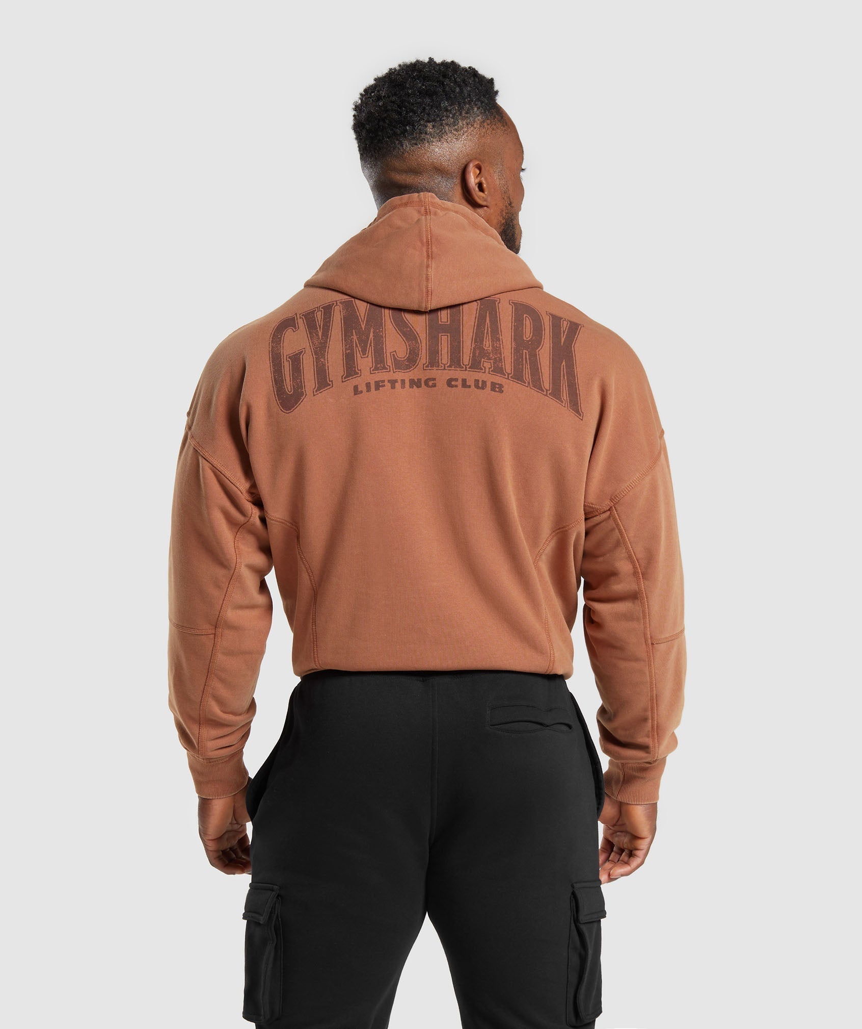 Heritage Washed Hoodie in Canyon Brown - view 1