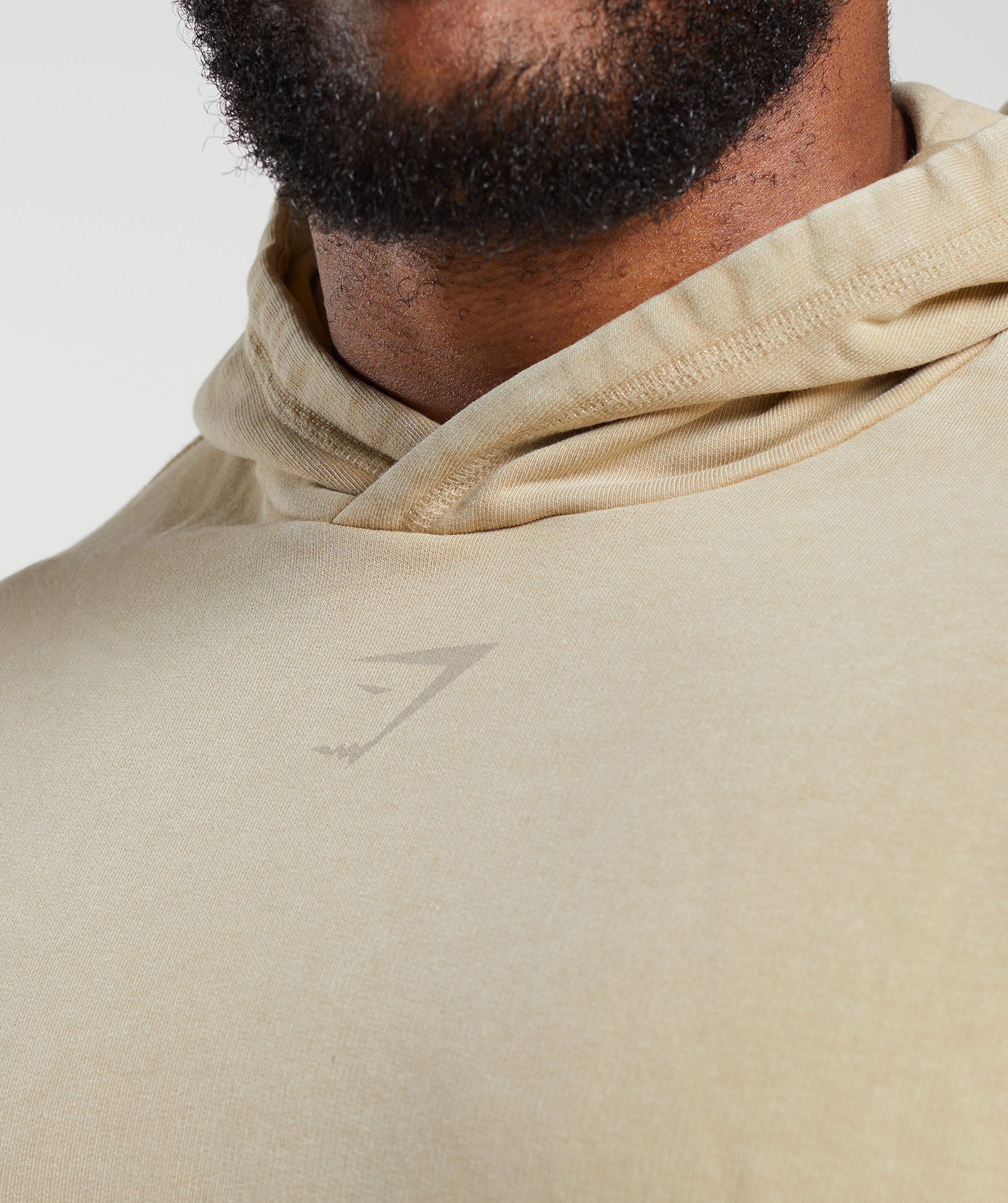 Heritage Washed Hoodie in Desert Beige - view 5