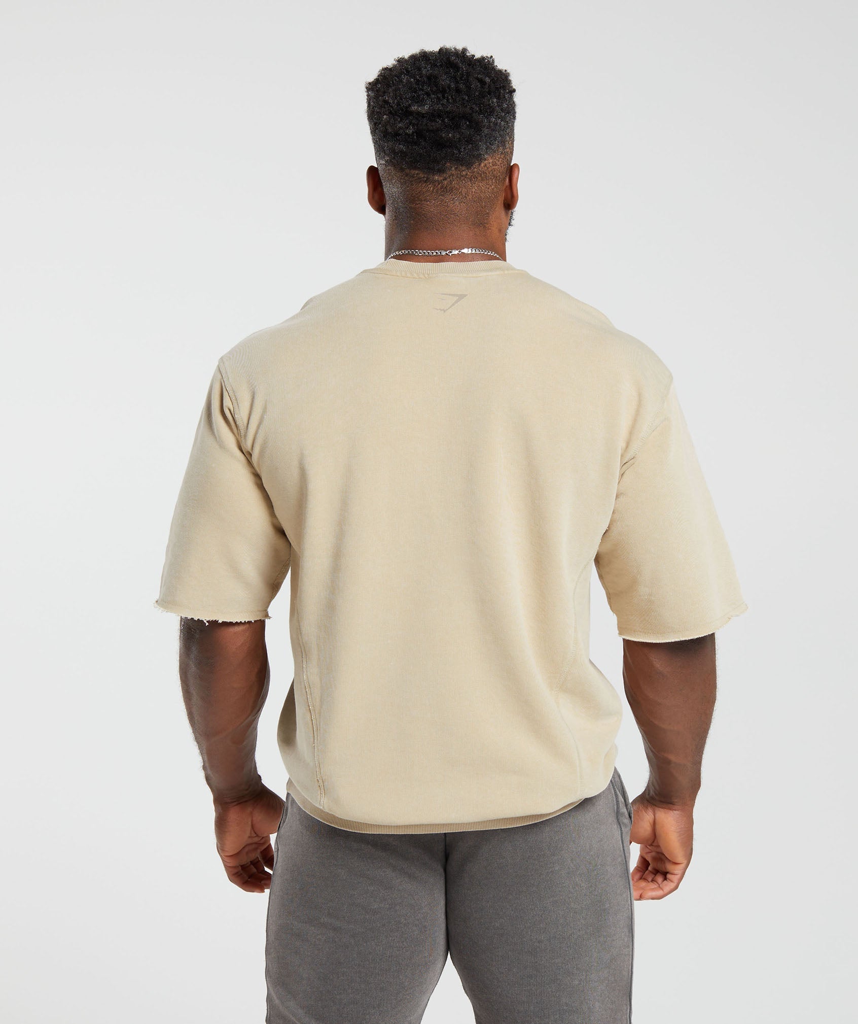 Gymshark Heritage Washed T-Shirt - Desert Beige | Gymshark