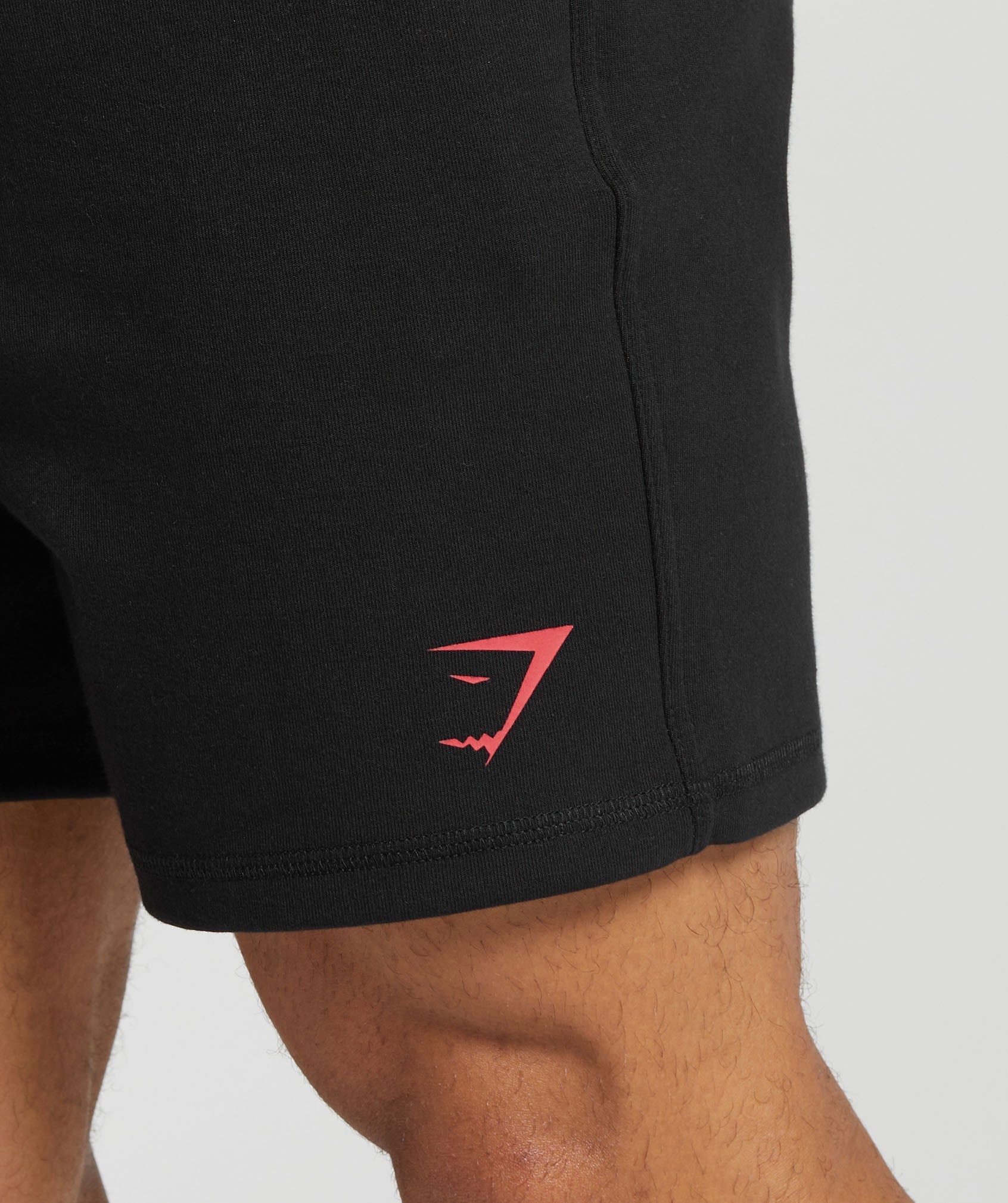 Impact Shorts in Black/Vivid Red - view 5