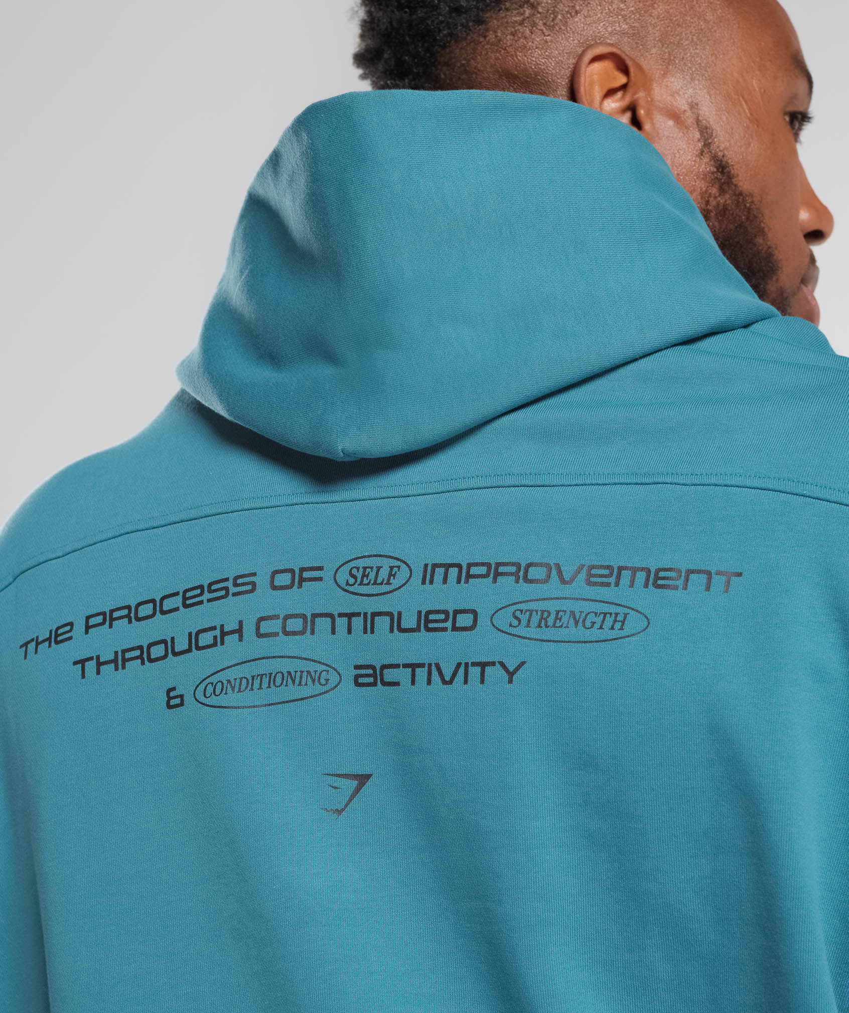 Intergalactic Lifting Hoodie in Terrace Blue - view 7