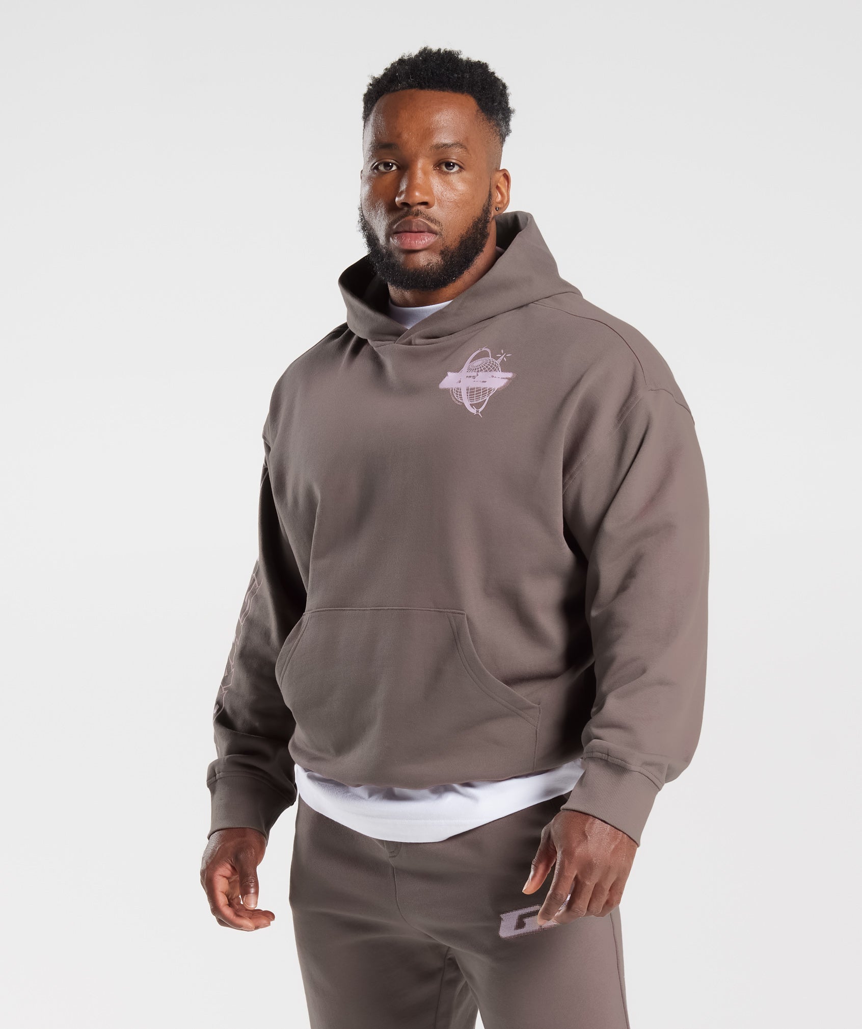 Intergalactic Lifting Hoodie in Walnut Mauve - view 3