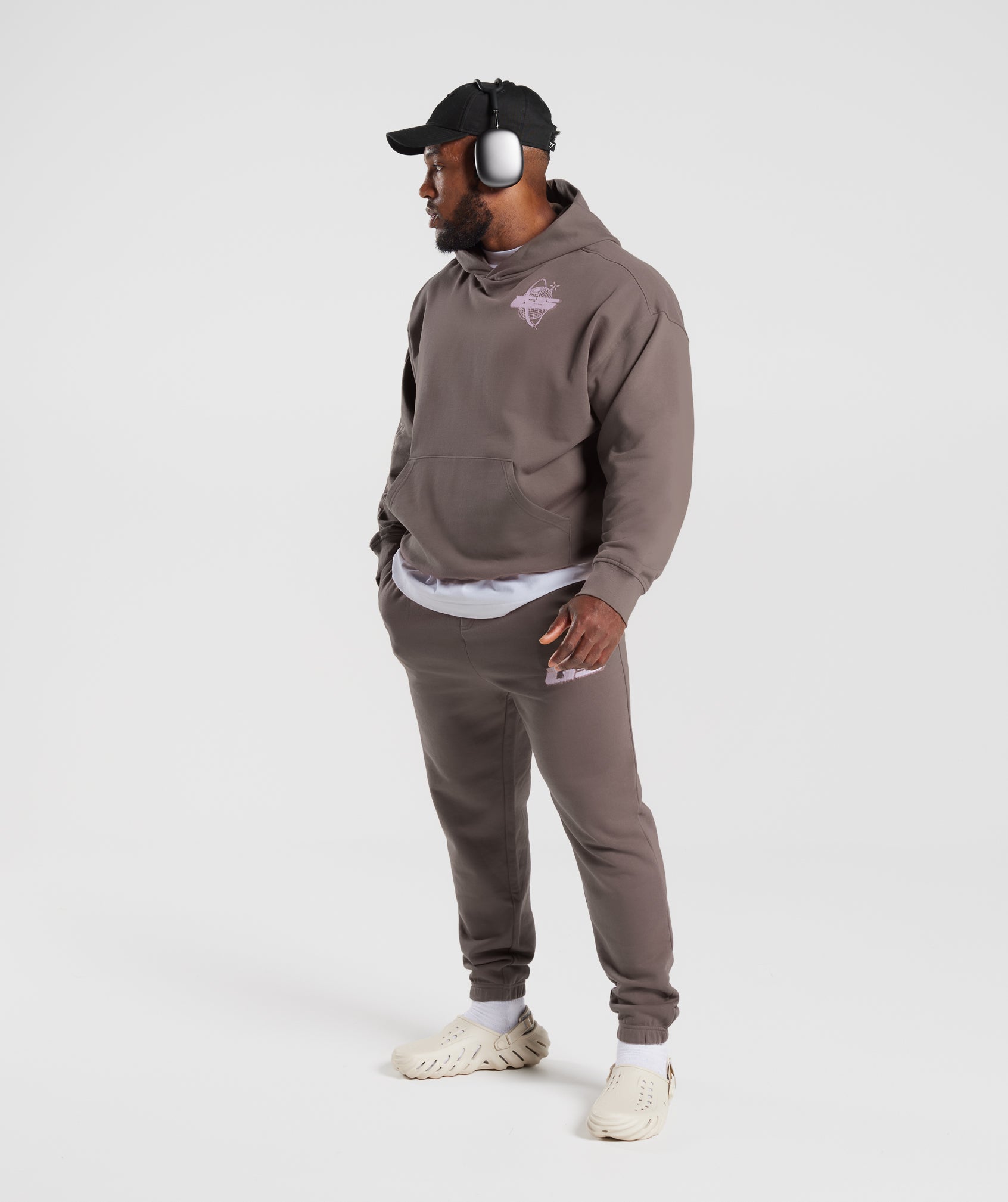 Intergalactic Lifting Hoodie in Walnut Mauve - view 4