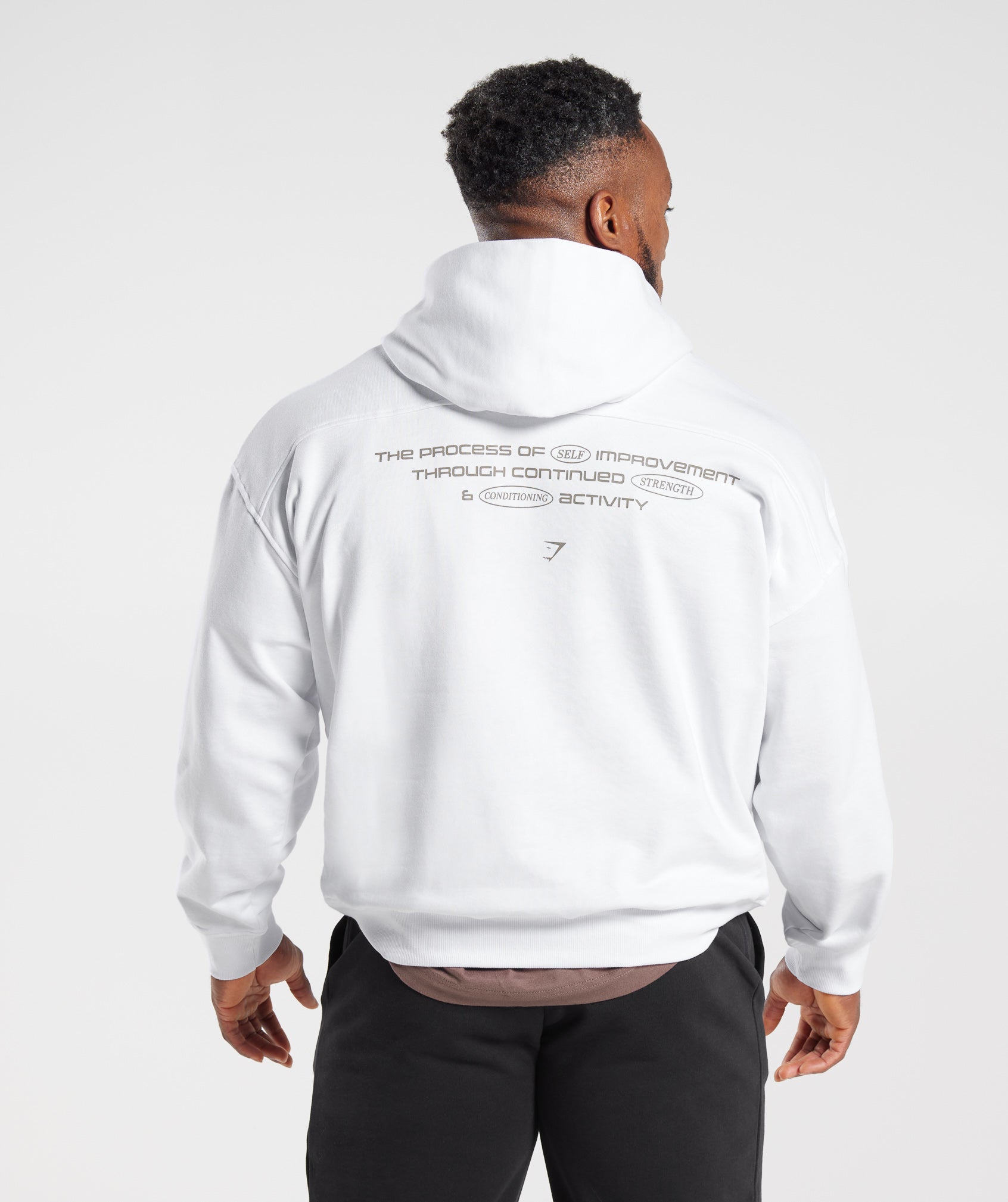 Intergalactic Lifting Hoodie in White - view 1