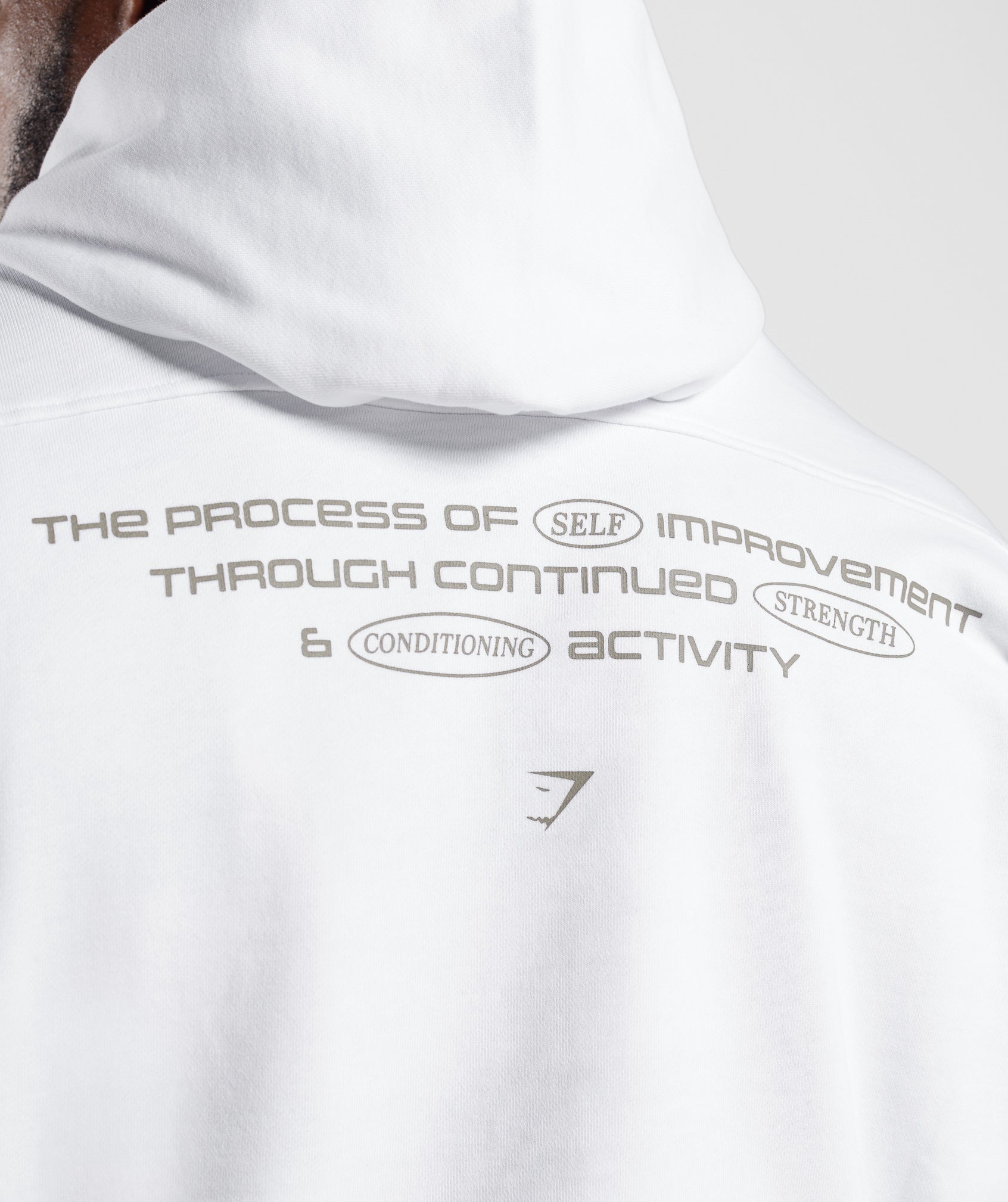 Intergalactic Lifting Hoodie in White - view 5