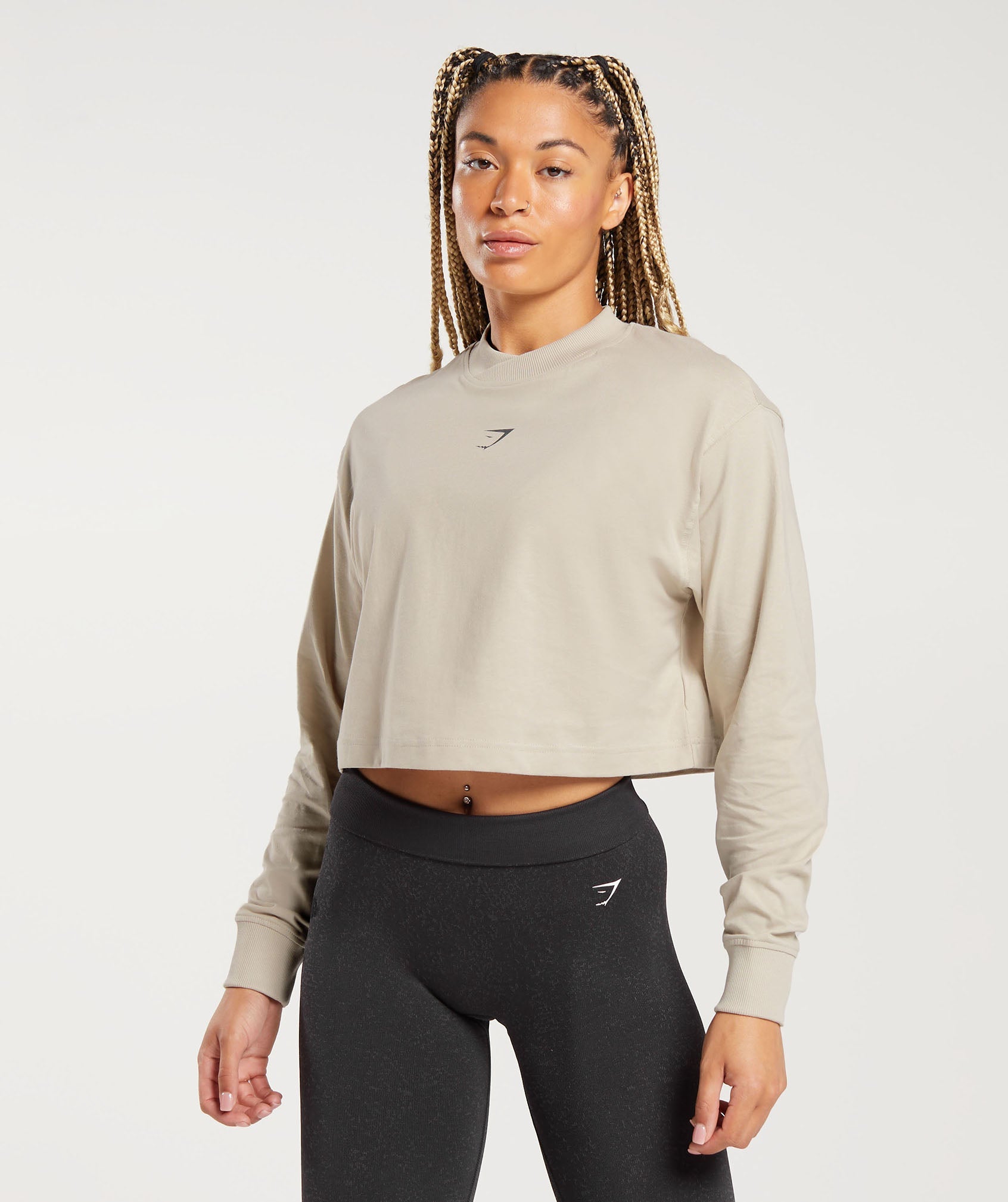 Committed To The Craft Long Sleeve Top in Brown - view 2