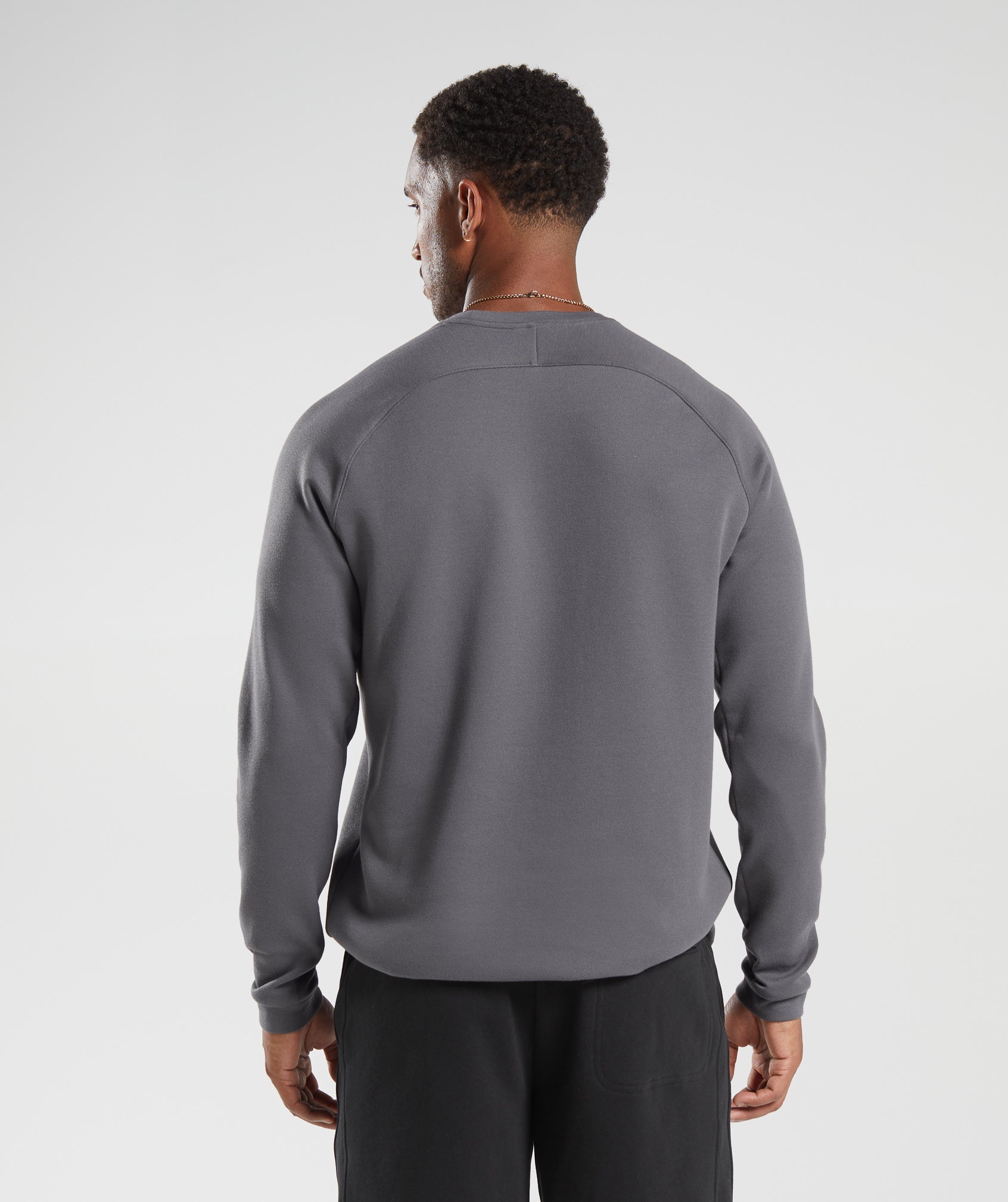 Knit Crew in Silhouette Grey - view 2