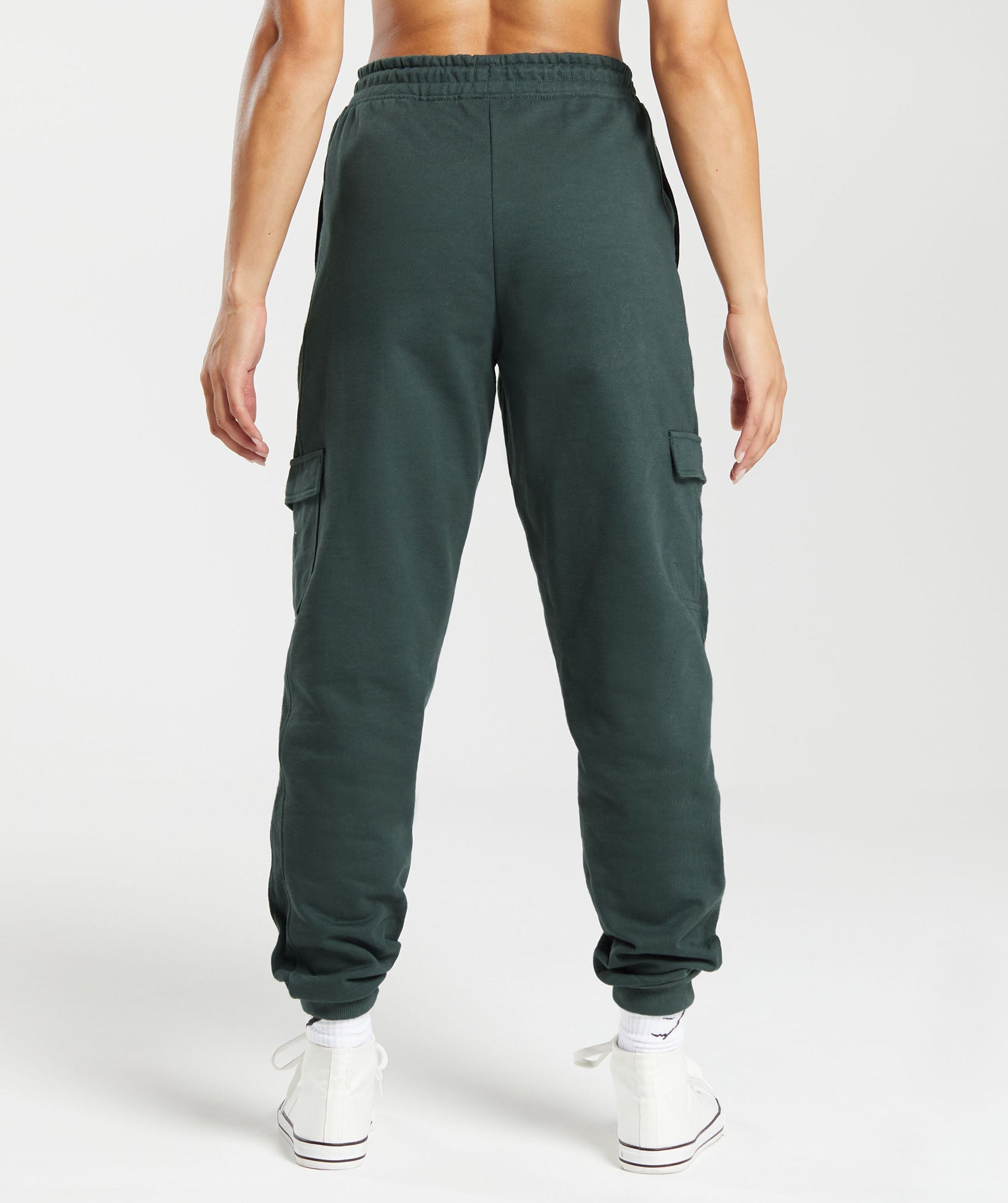 Gymshark Joggers & Sweatpants  Womens Training Fleece Joggers Fog Green -  Mcvallescrivia