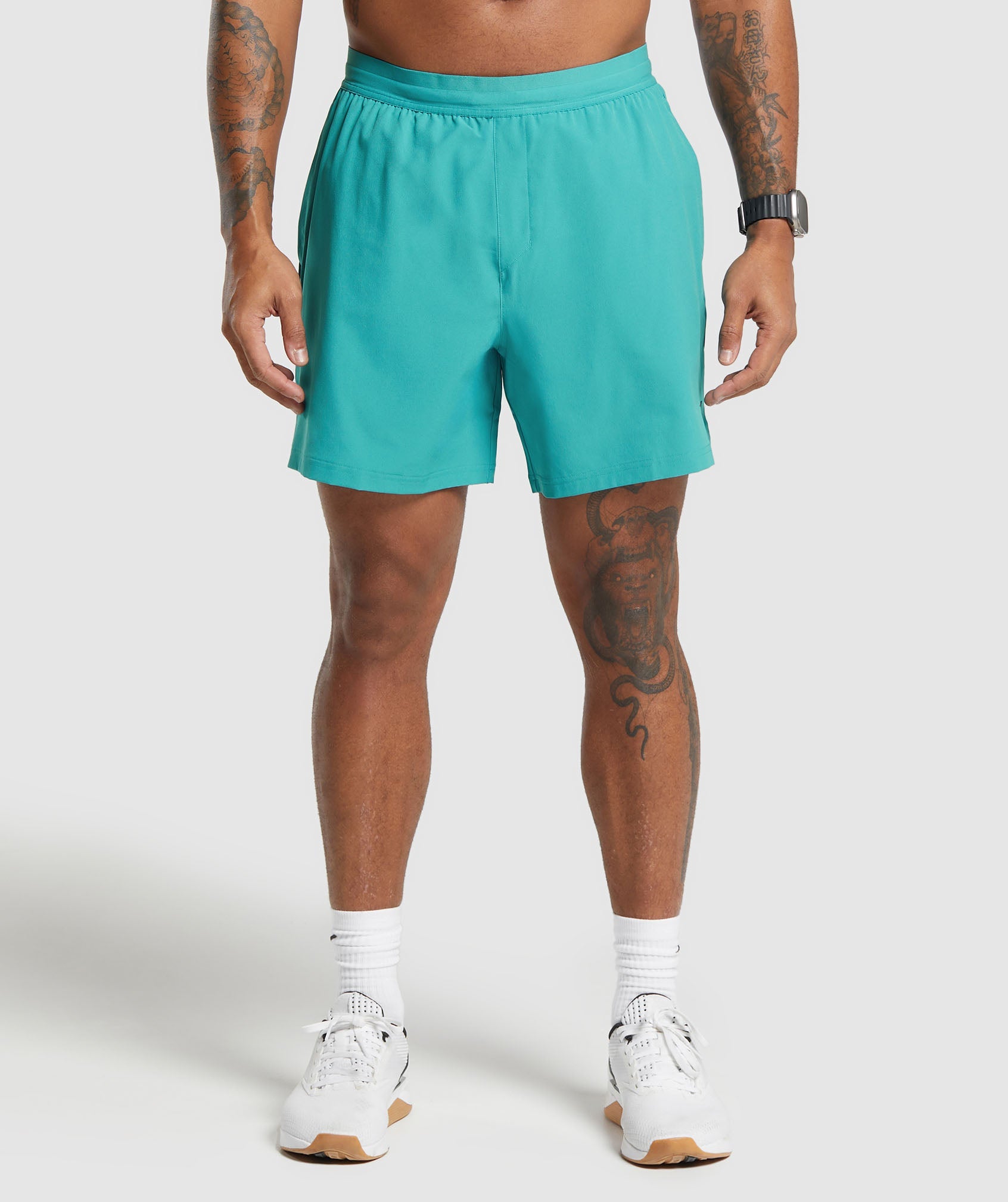 Land to Water 6" Shorts en Bondi Teal