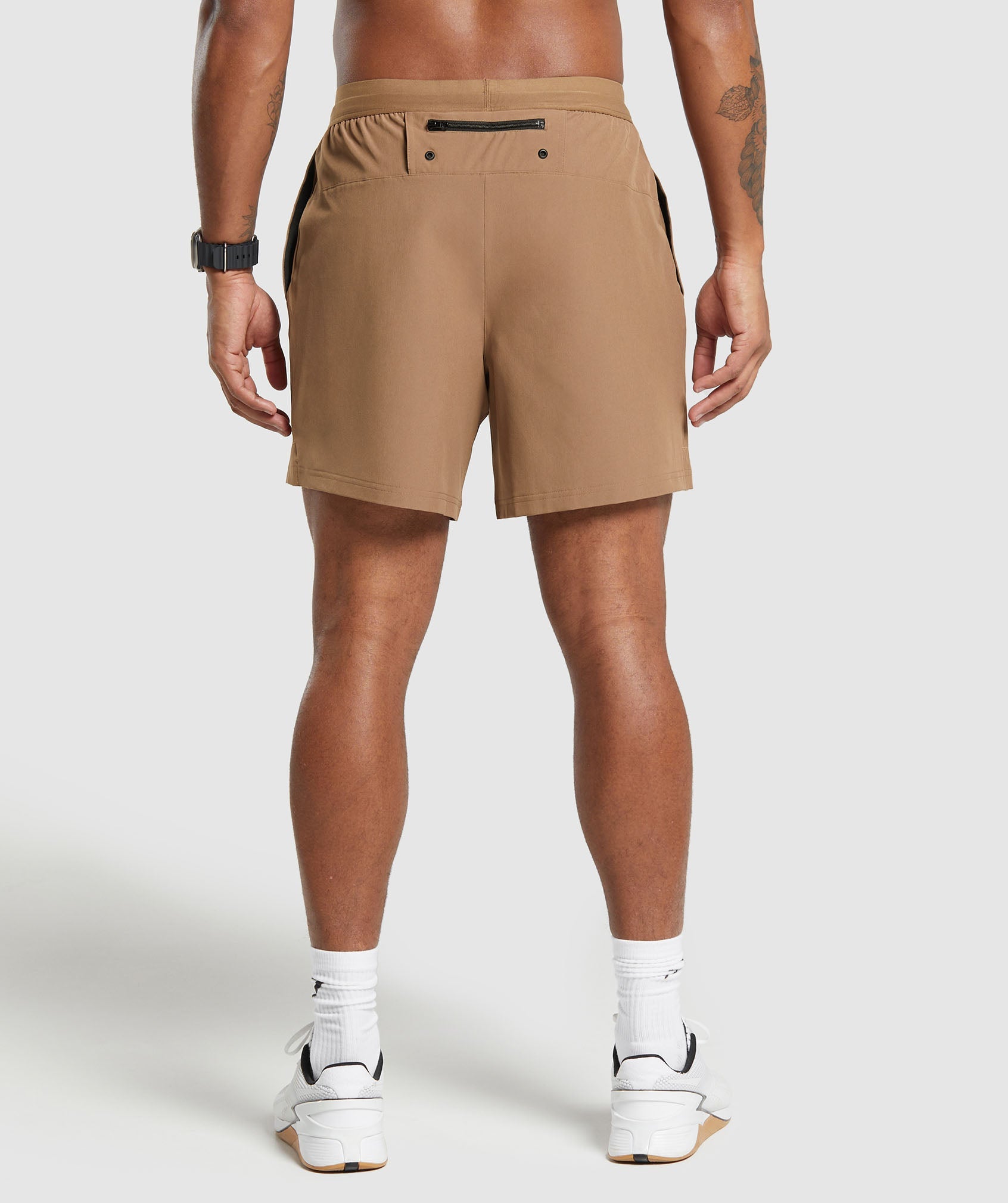 Land to Water 6" Shorts in Caramel Brown - view 2