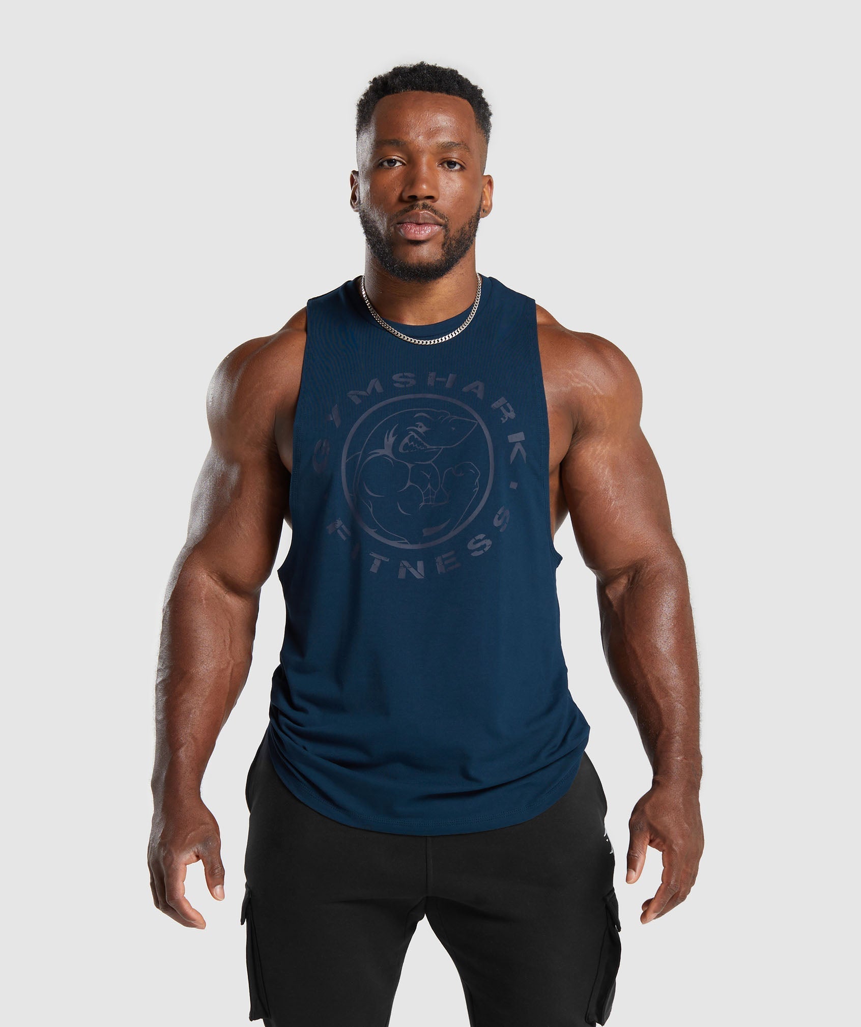 Legacy Drop Arm Tank in Navy is out of stock
