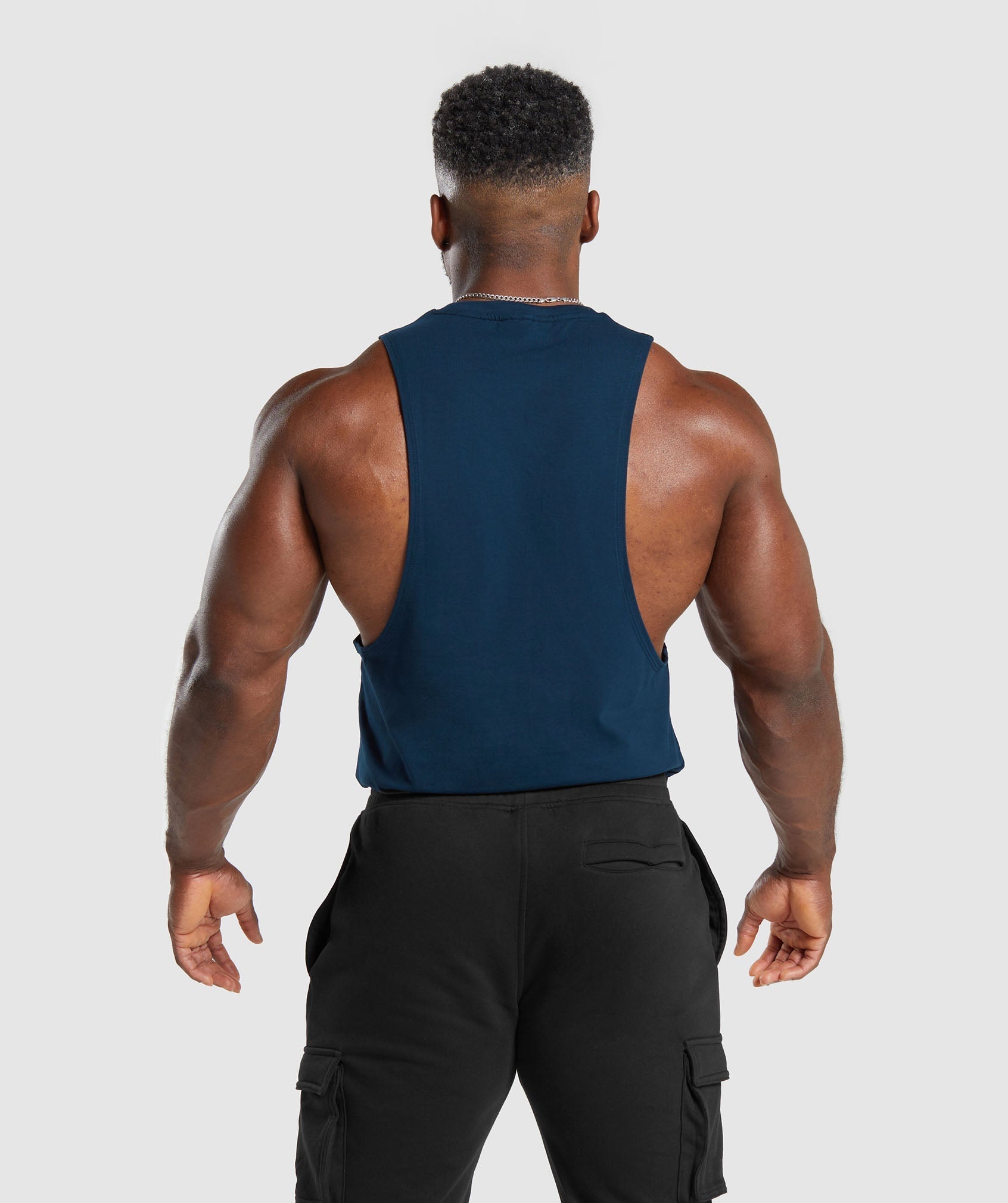 Gymshark Critical Drop Arm Tank - Turbo Blue