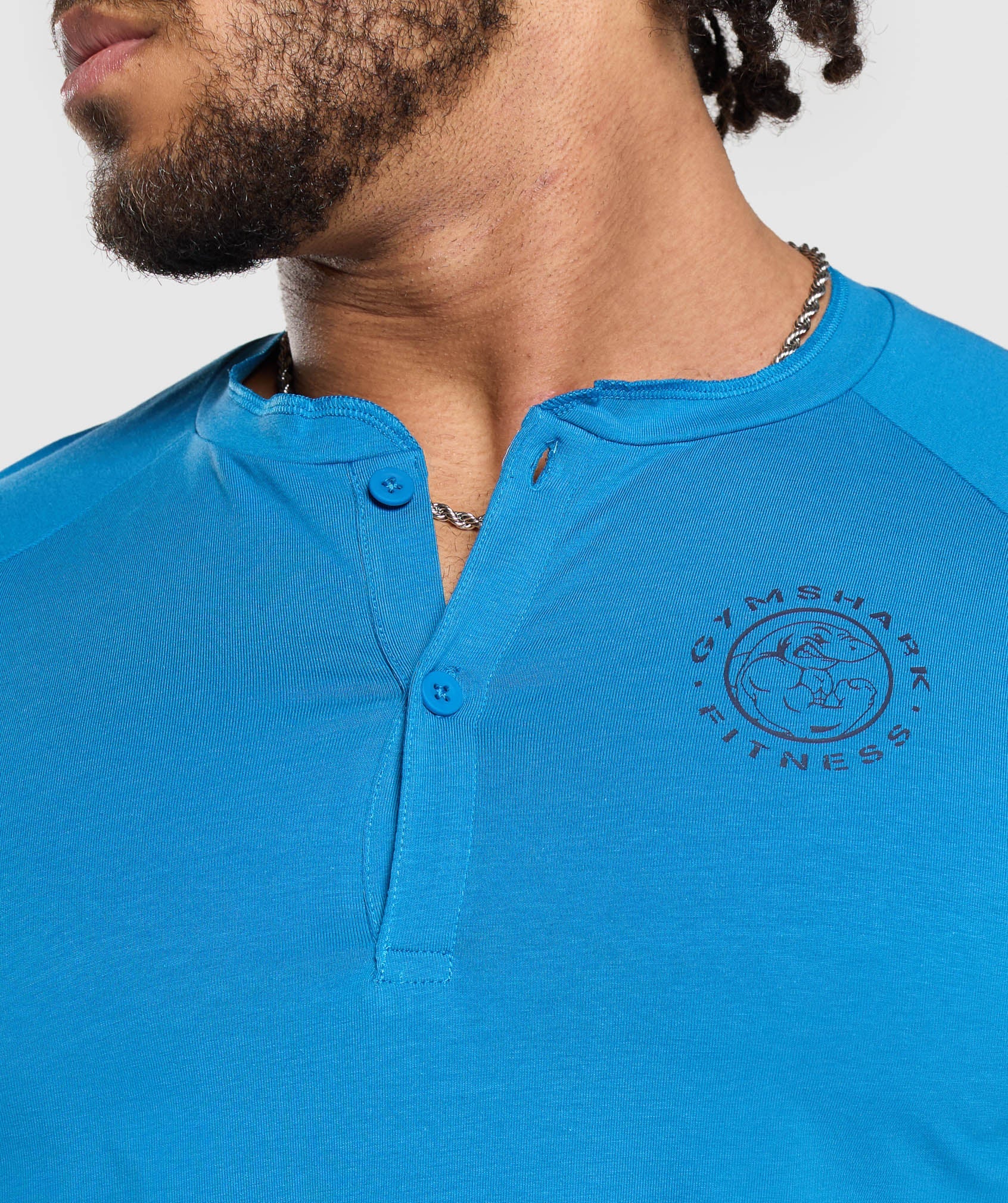 Legacy Henley in Retro Blue - view 5
