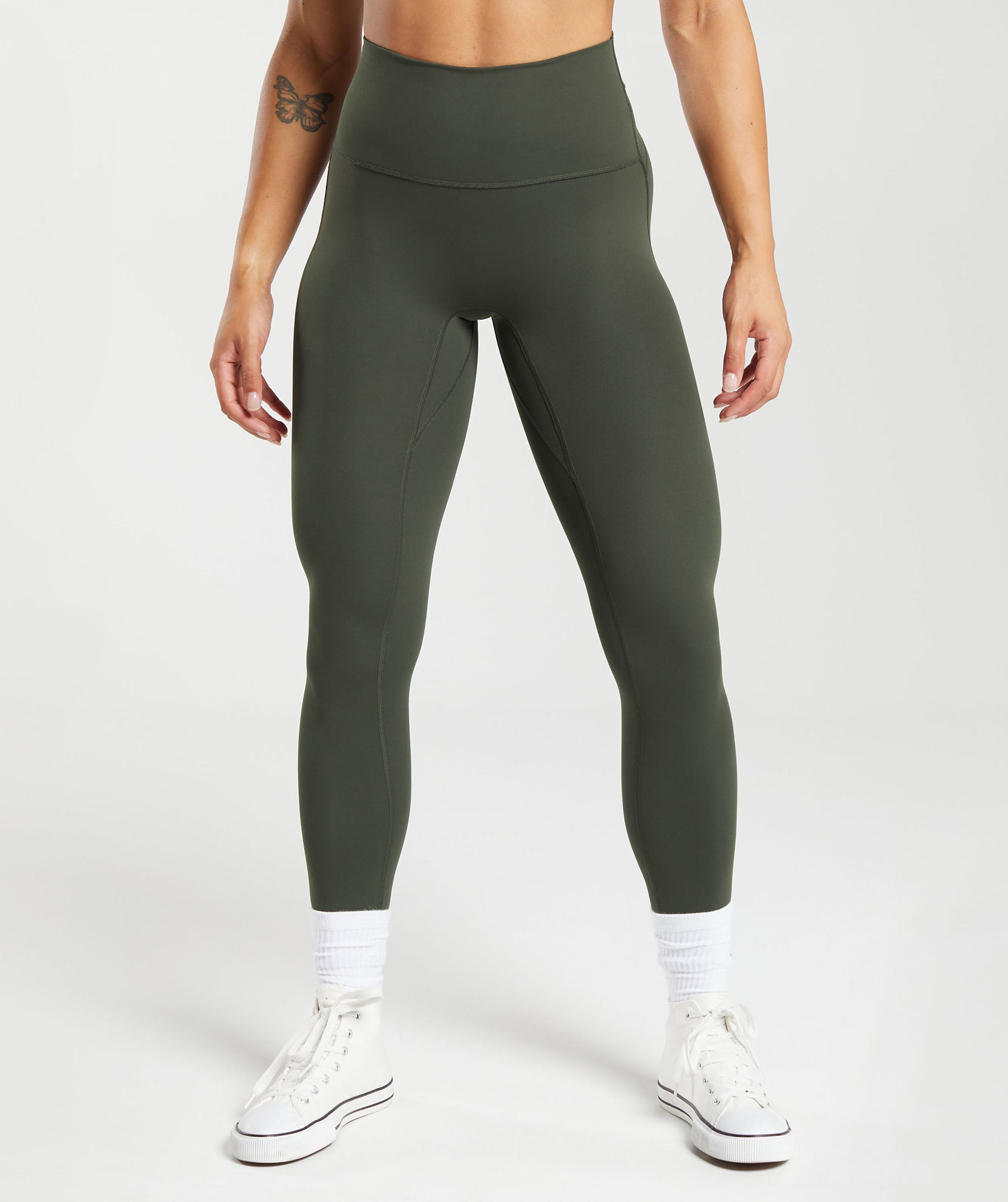 Legacy Leggings in Deep Olive Green