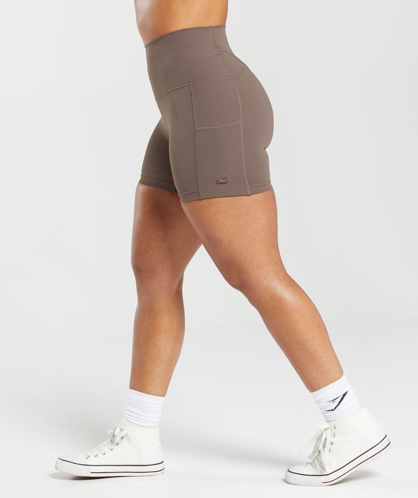 Gymshark Legacy Tight Shorts - Walnut Mauve