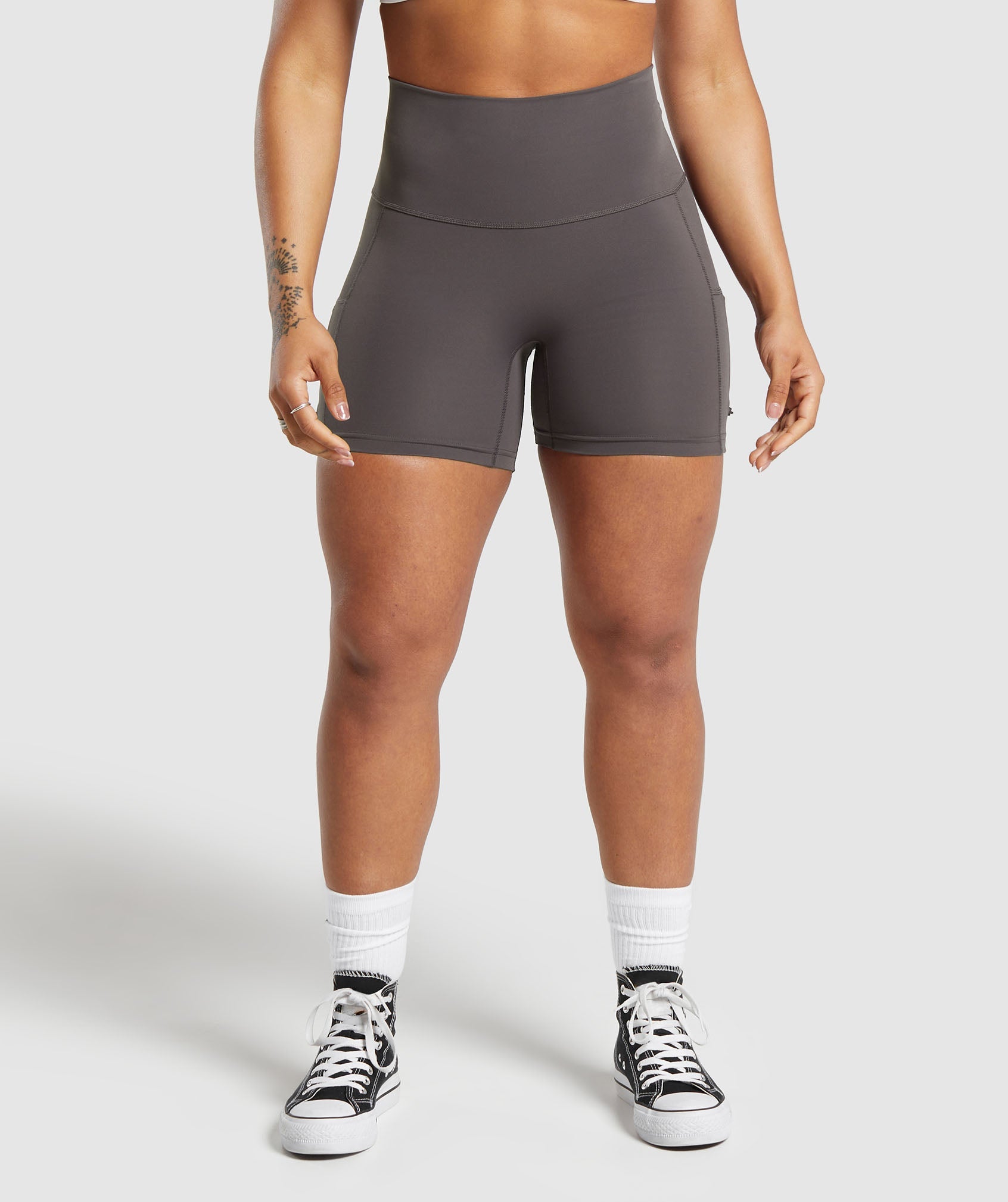 Legacy Tight Shorts in Greyed Purple is out of stock