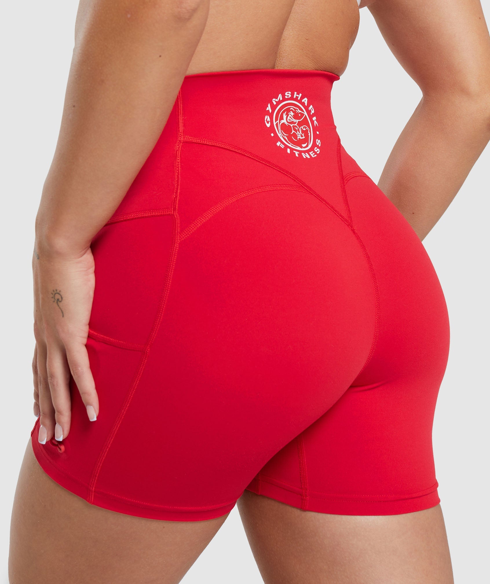 Legacy Tight Shorts in Jamz Red - view 6