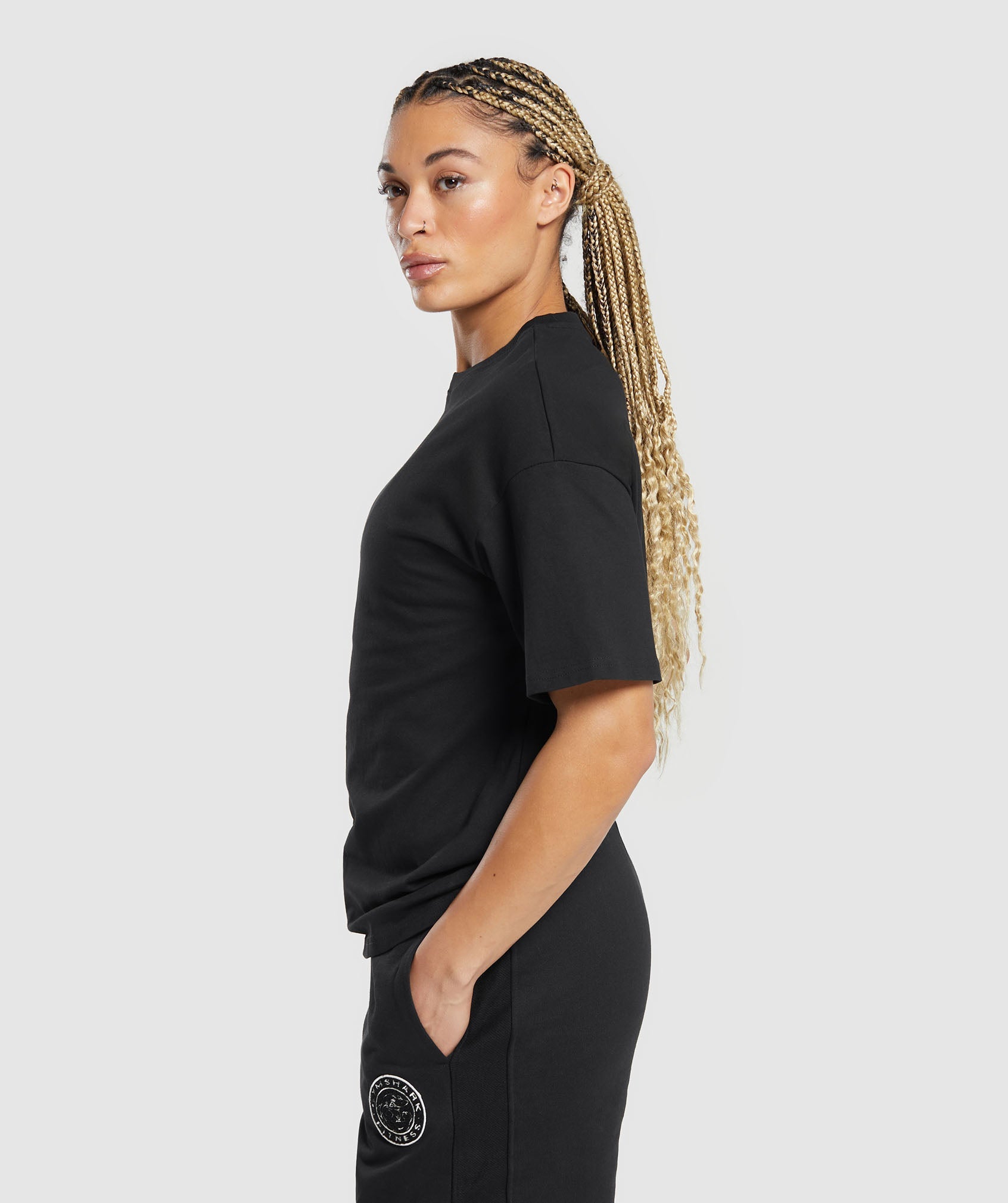 Legacy Oversized T-Shirt in Black - view 3
