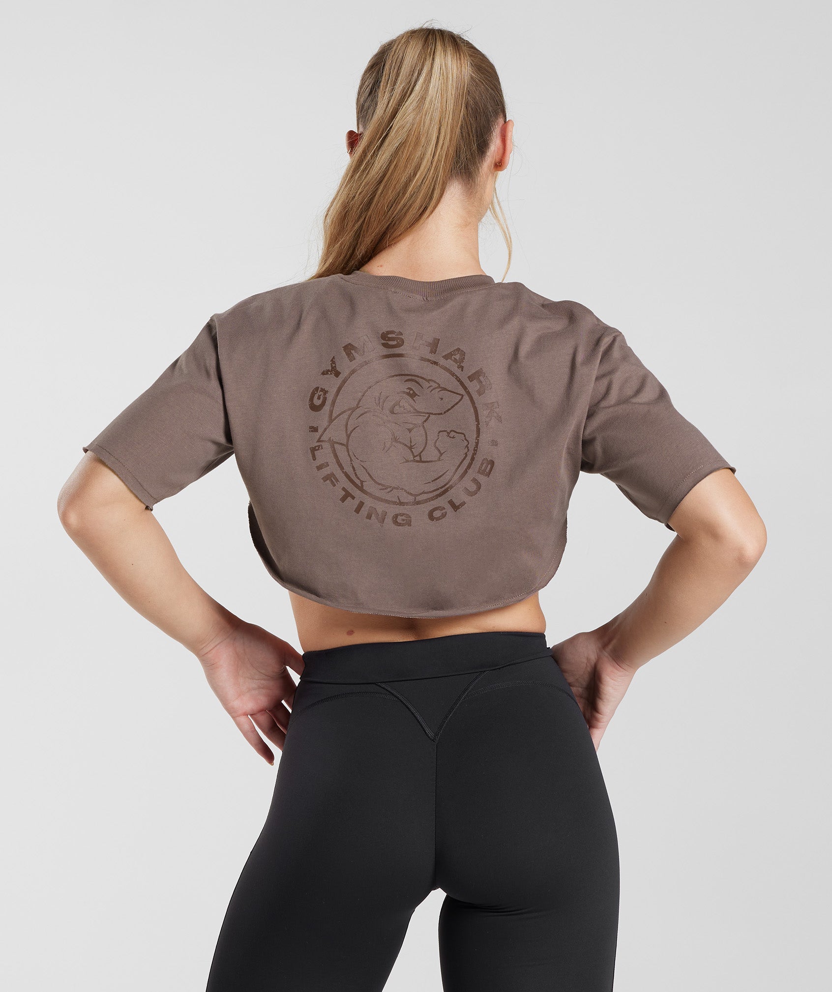 Legacy Shrug Top in Truffle Brown - view 2