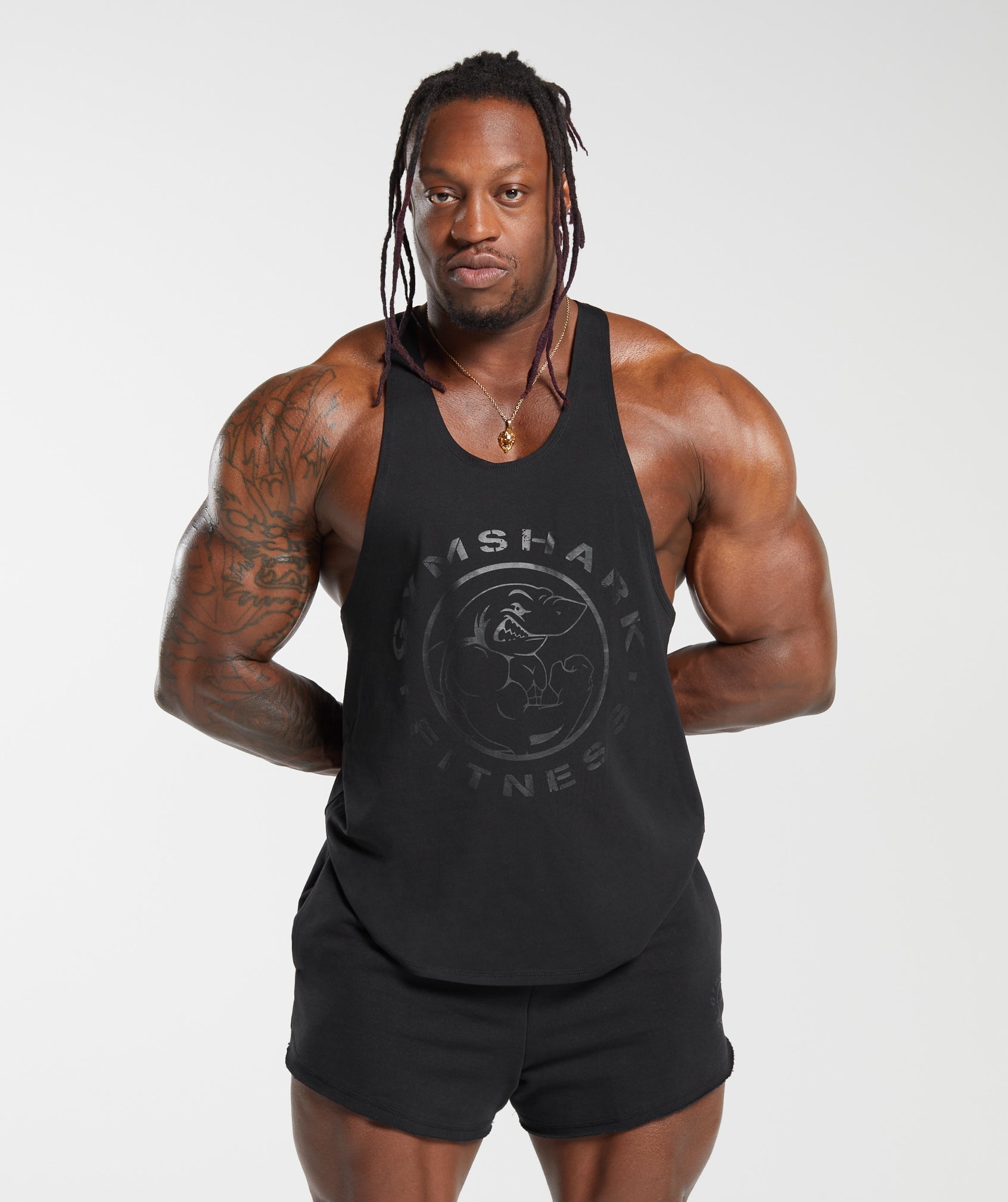 Men's vest sleeveless Bodybuilding Stringer Tank Top Fitness Gym Workout  Cotton