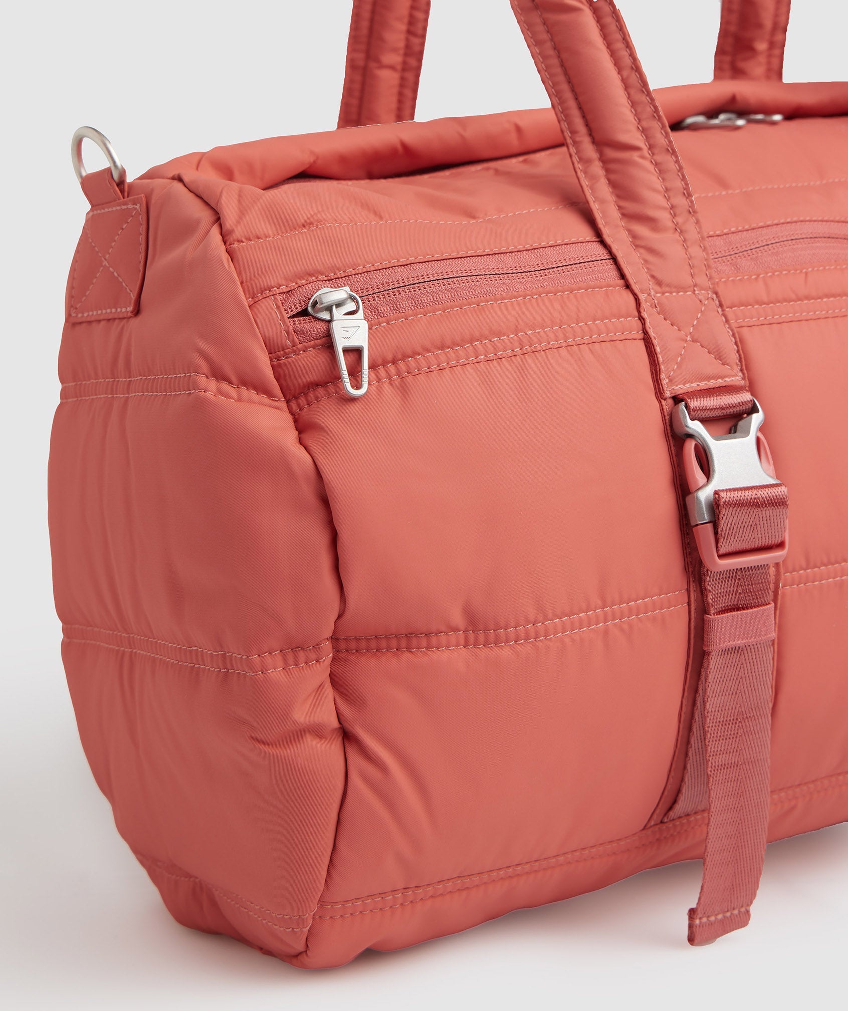 Lifestyle Barrel Bag in Terracotta Pink - view 2