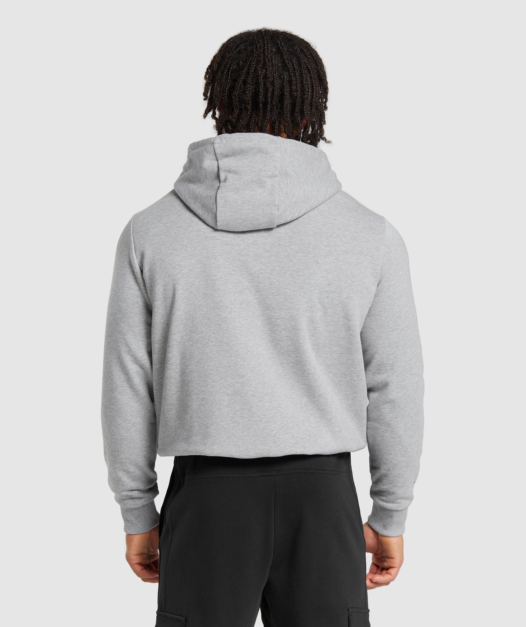 Lifting Club Hoodie in Light Grey Core Marl - view 2