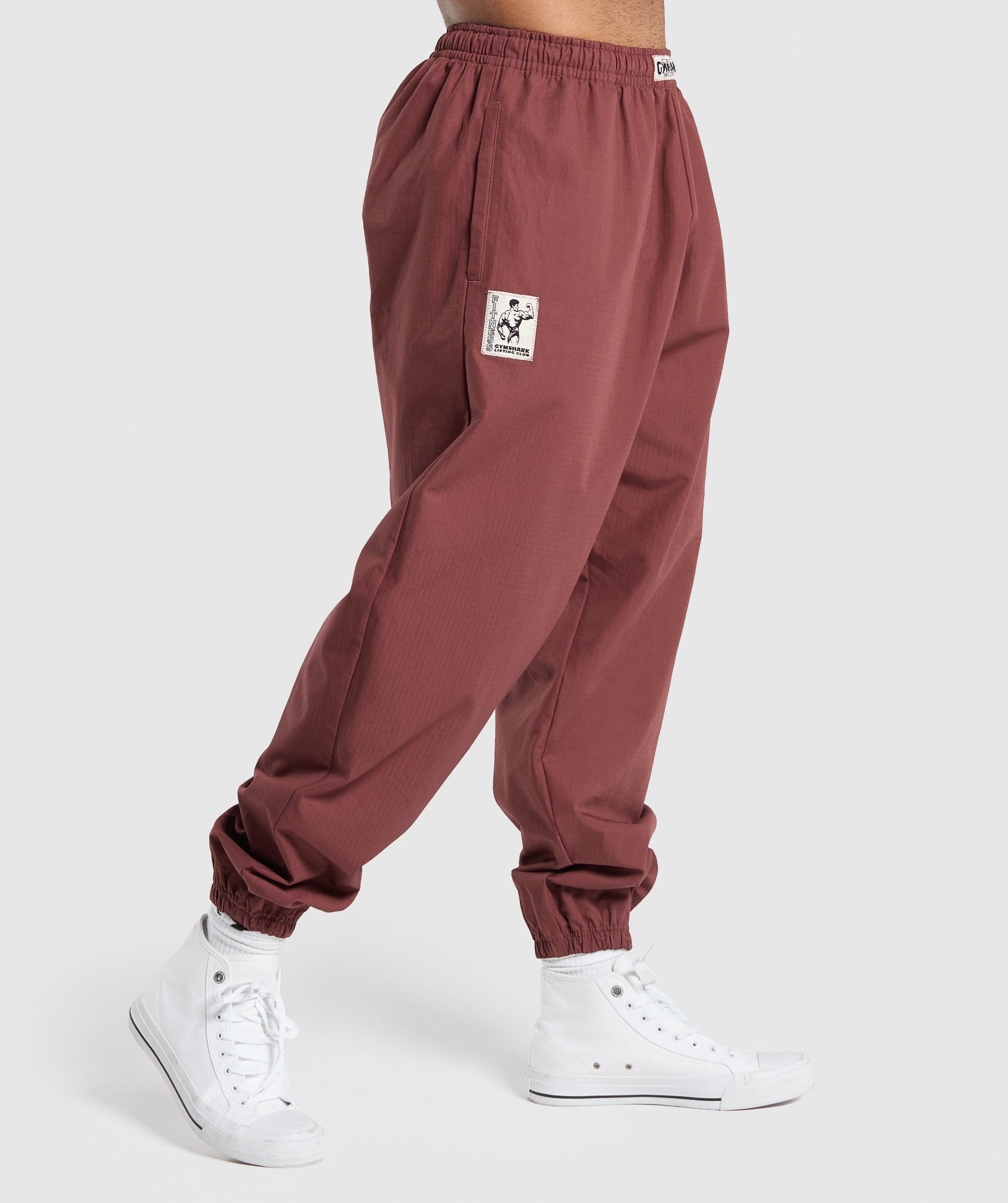 Pumper Pants in Burgundy Brown - view 3