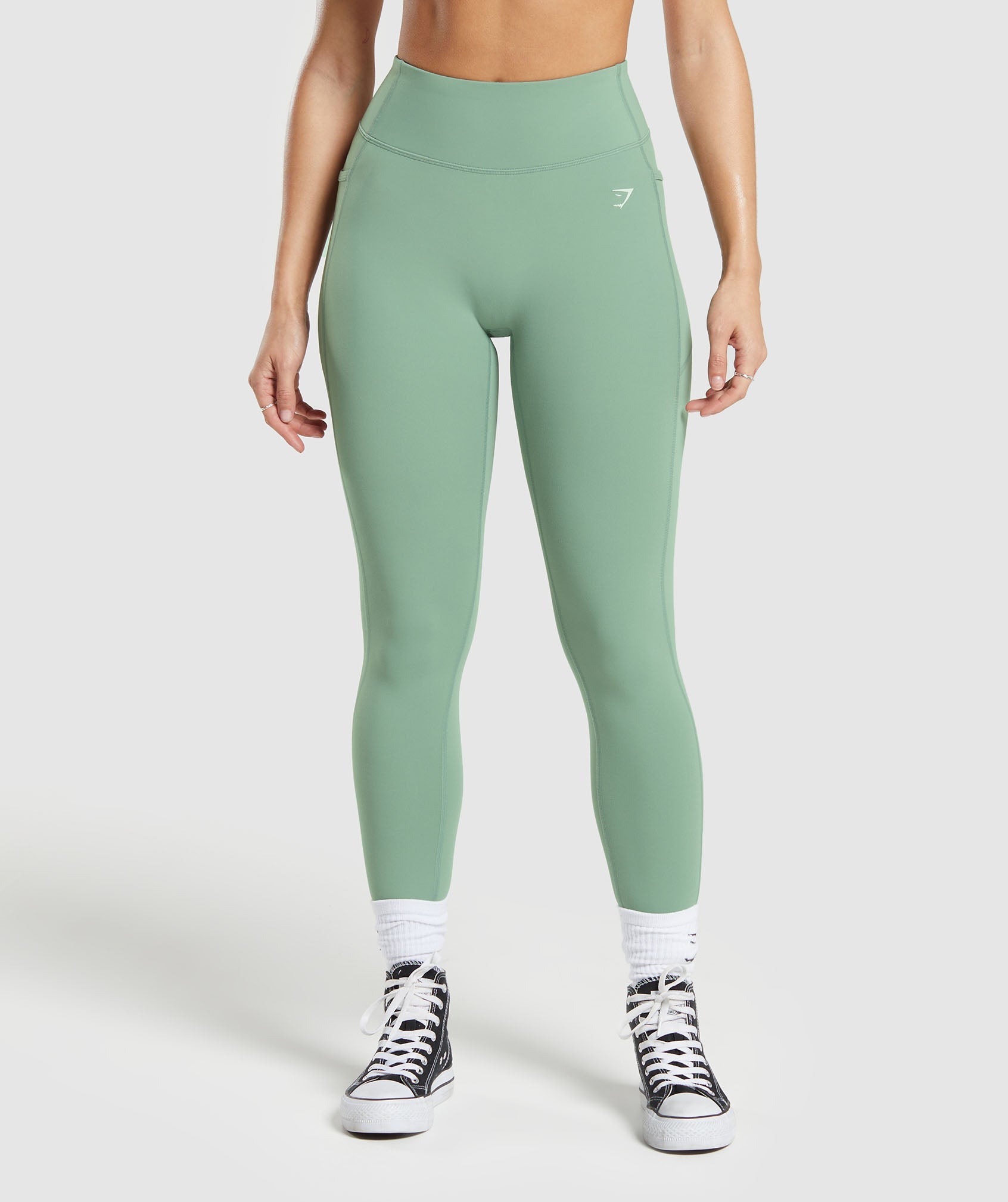 Gymshark Lifting Pocket Leggings - Dollar Green