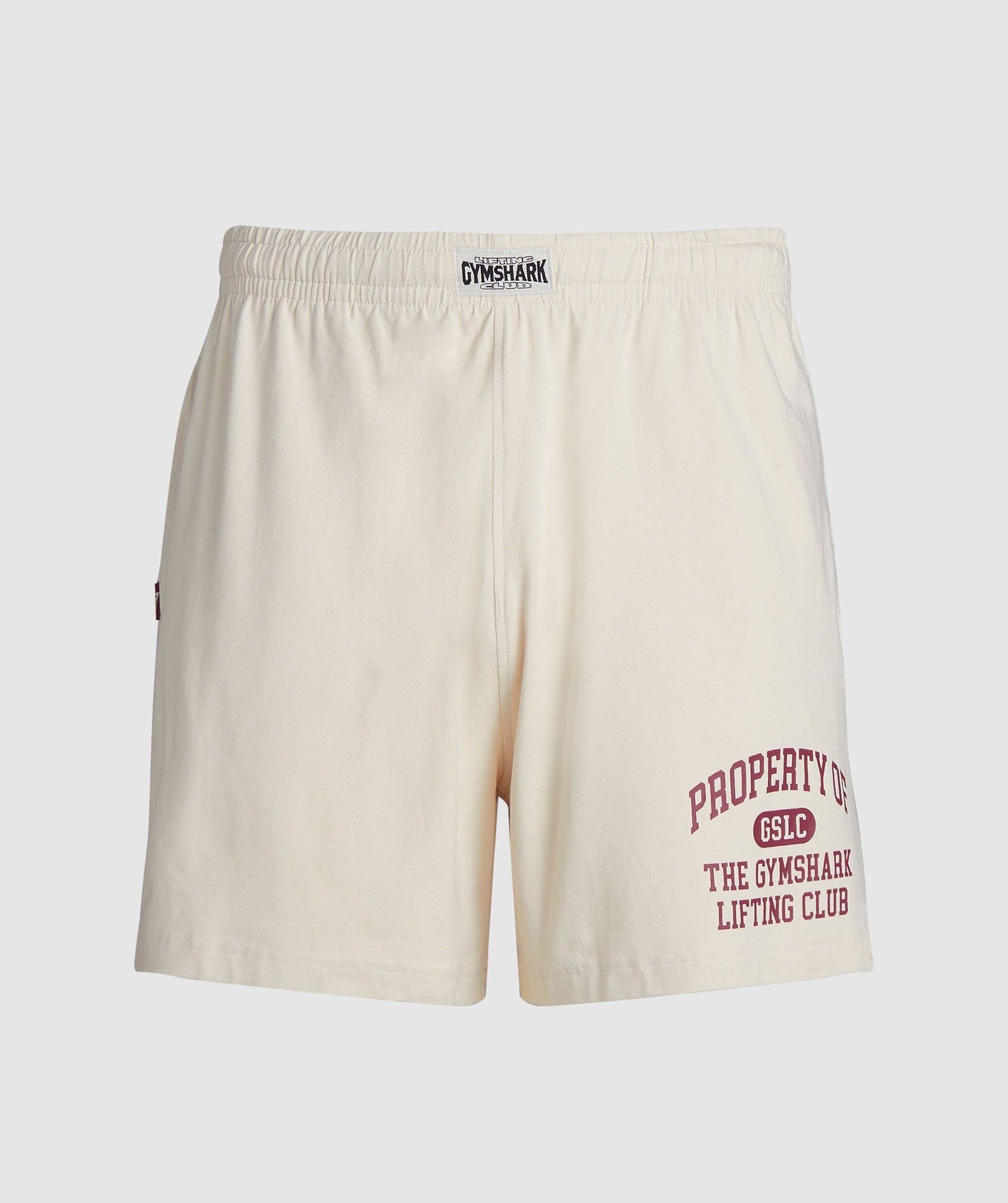 Lightweight Jersey Shorts in Ecru White - view 9