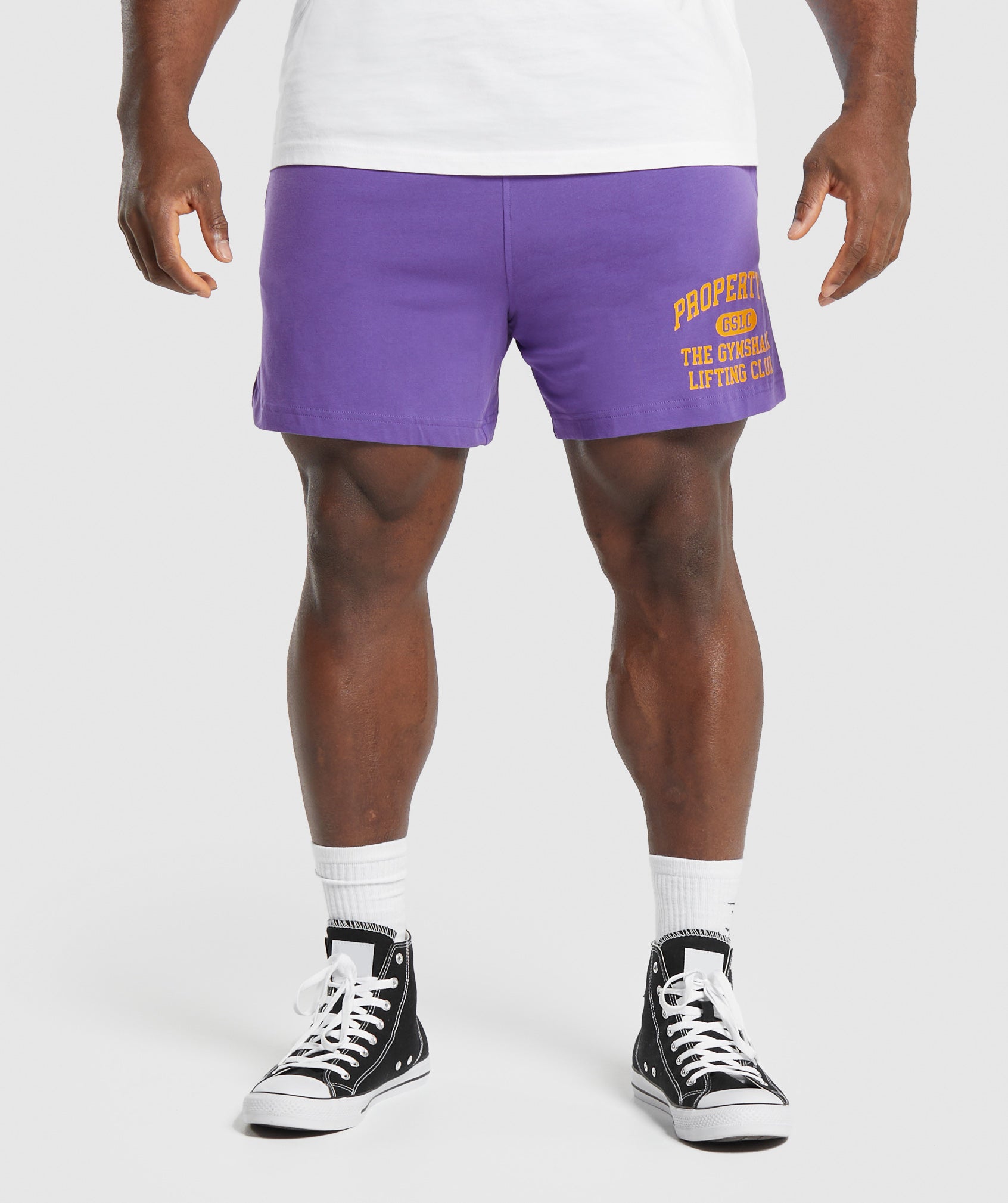 Lightweight Jersey Shorts in Stellar Purple