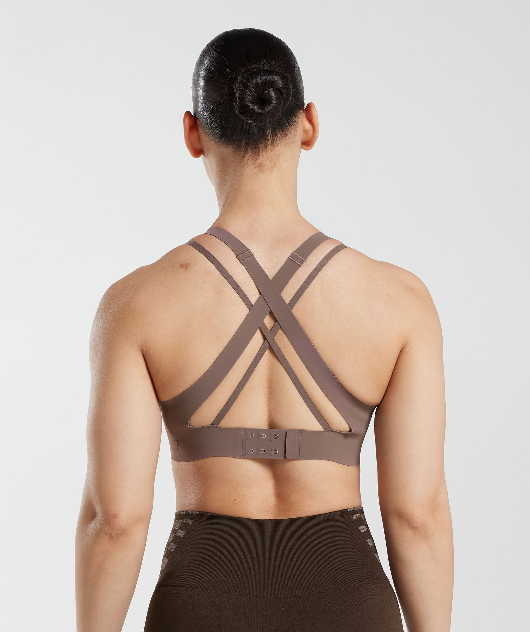 Gymshark Apex Limit Sports Bra - Truffle Brown