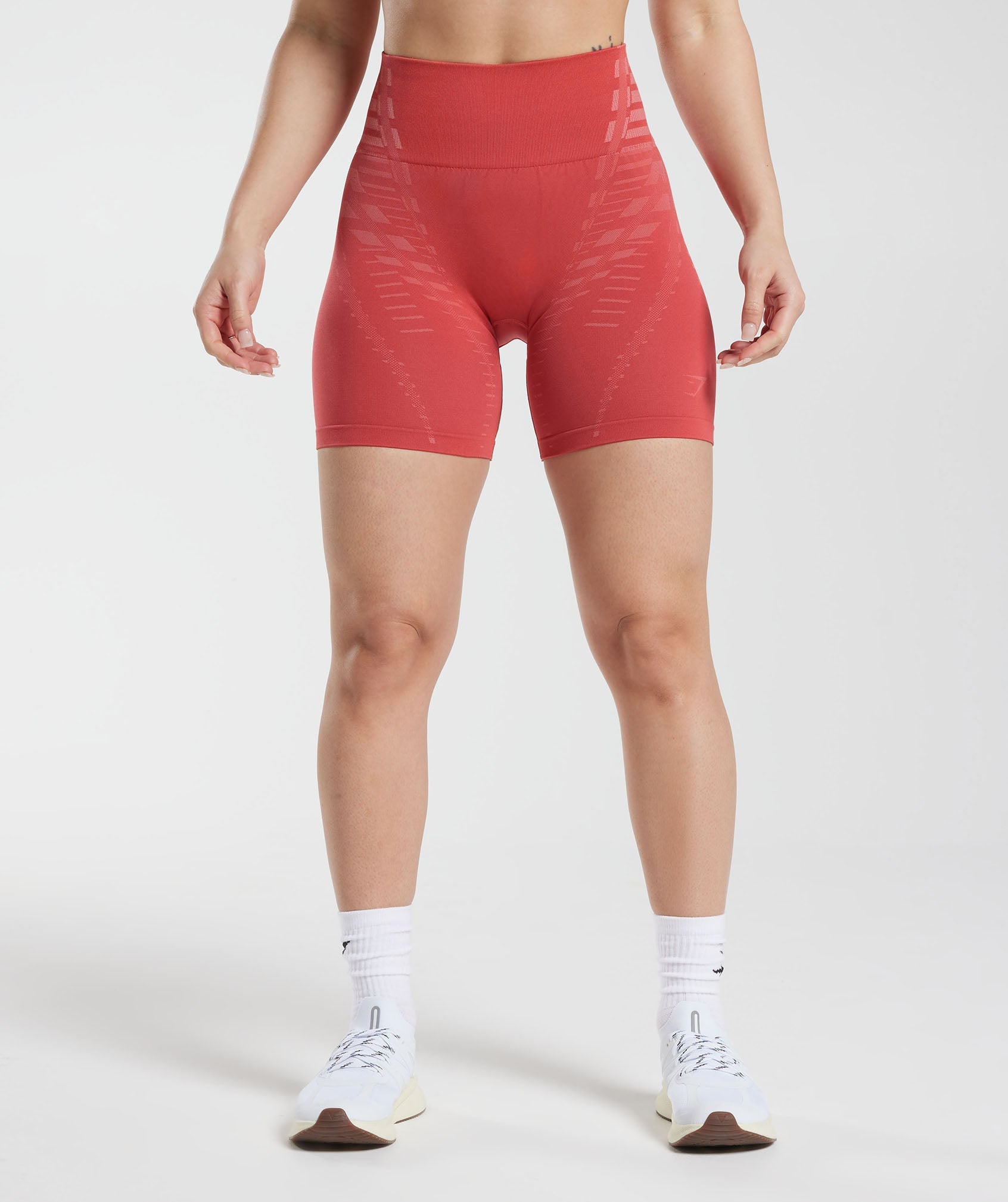 Apex Limit Shorts in Sundried Red/Terracotta Pink - view 1