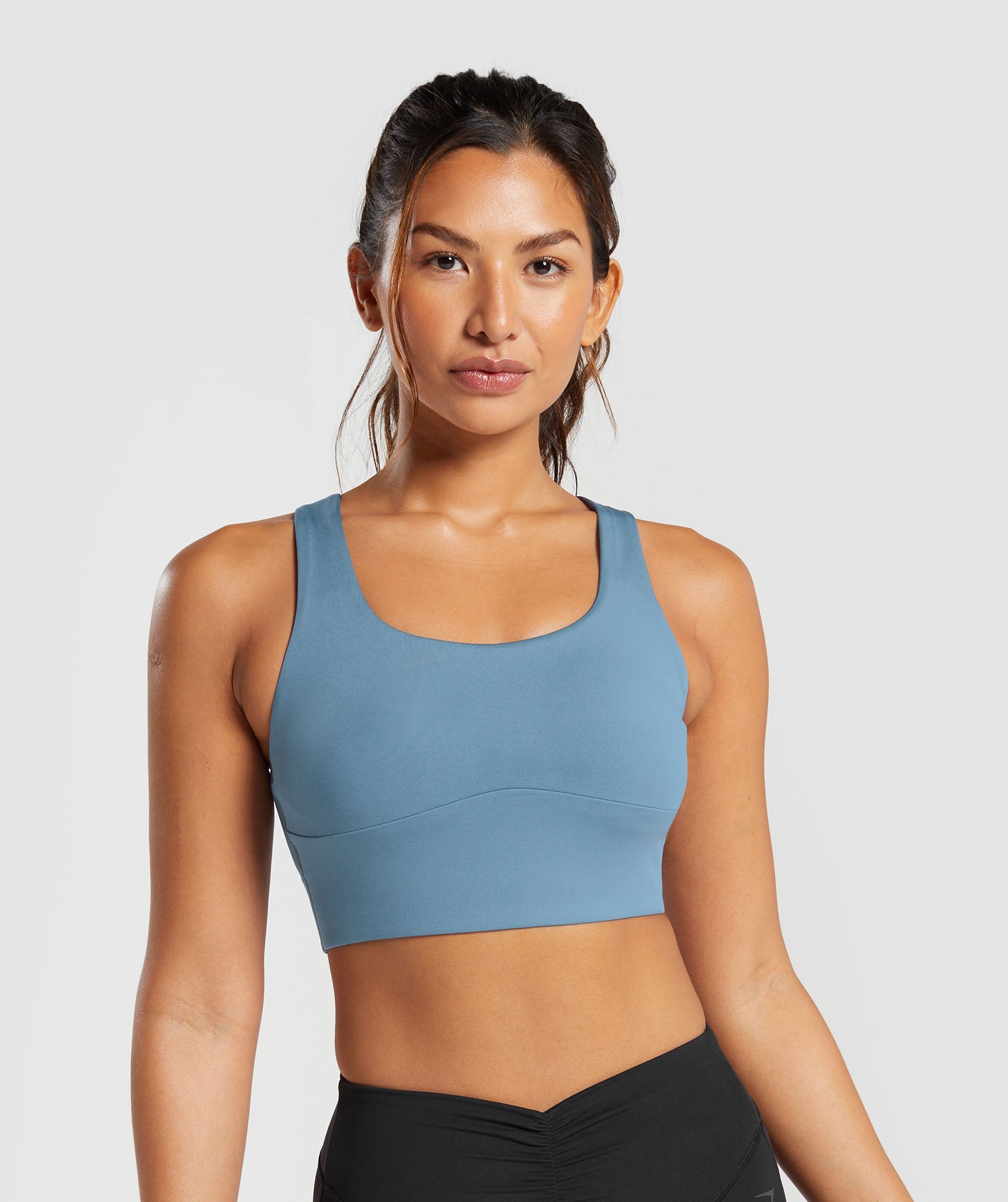 Neue Supply Co. Longline Sports Bra in White