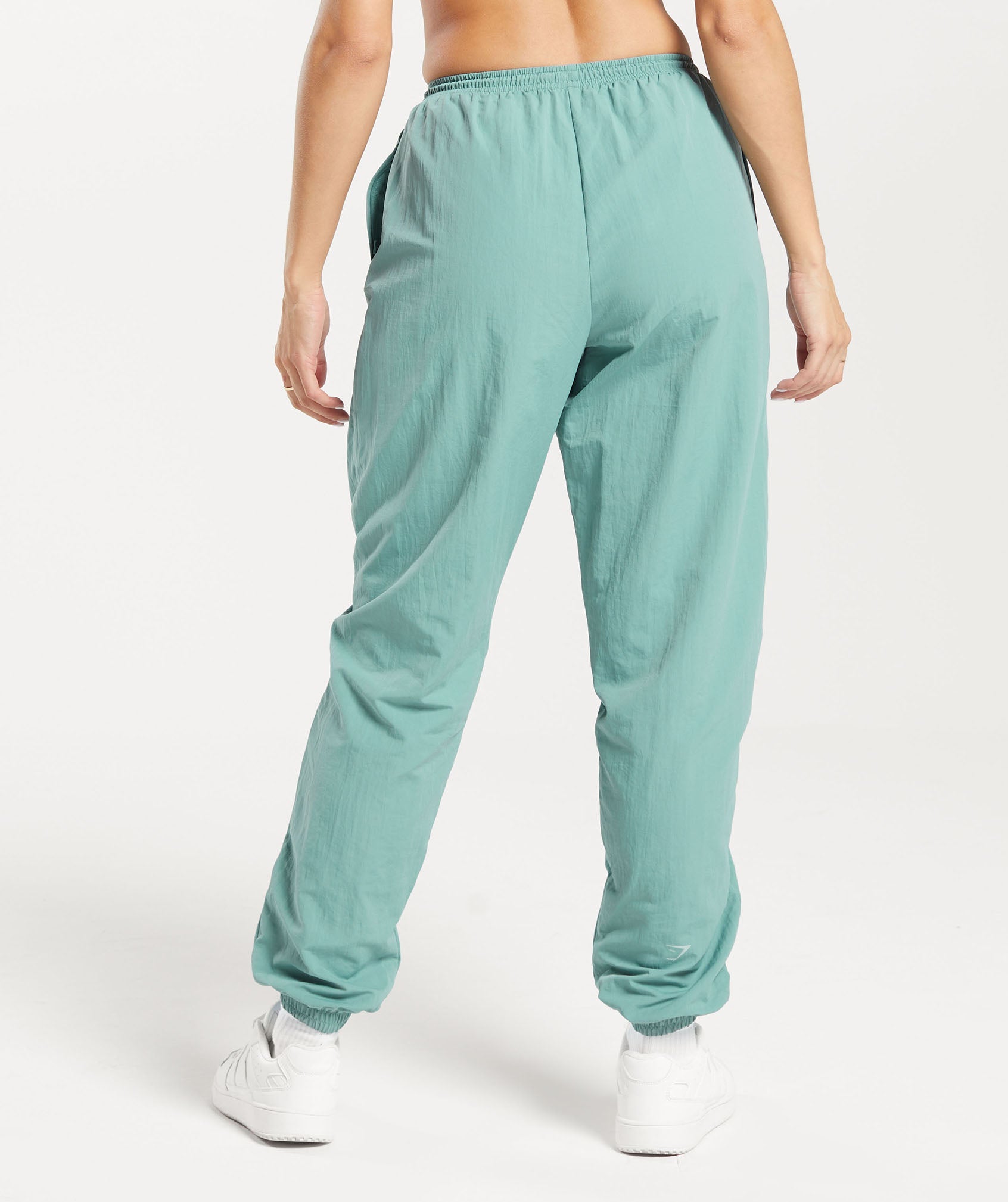 Women's Gymshark Recess Track training trousers cactus green 