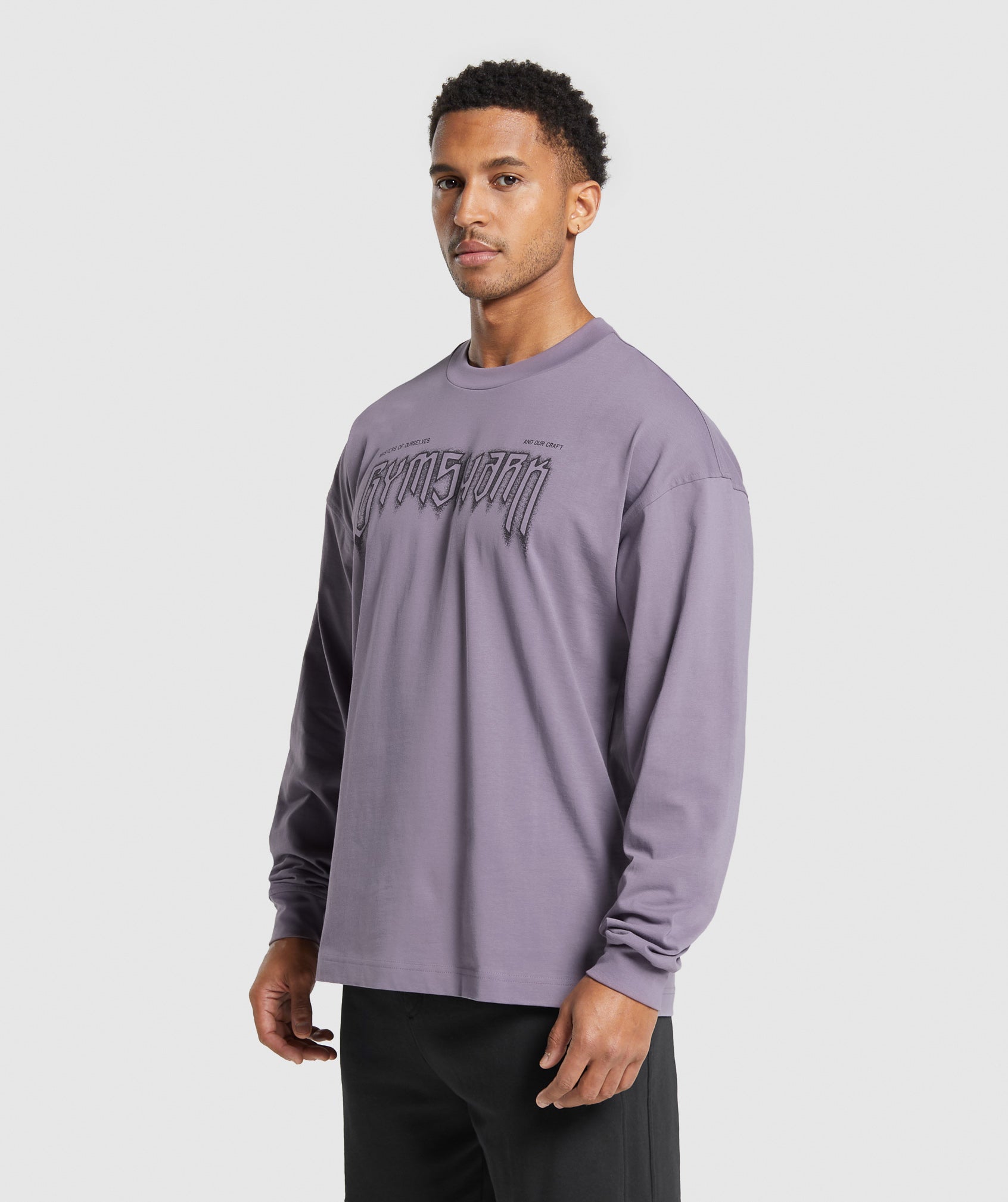 Masters of Our Craft Long Sleeve T-Shirt in Fog Purple - view 3