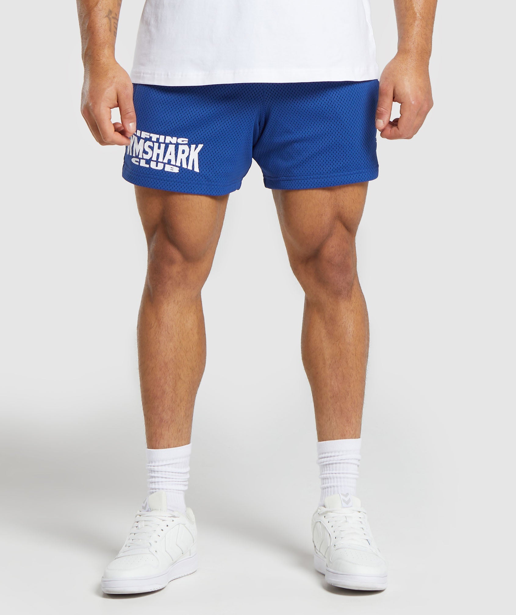 Lifting Club Mesh 5" Shorts in Wave Blue is out of stock