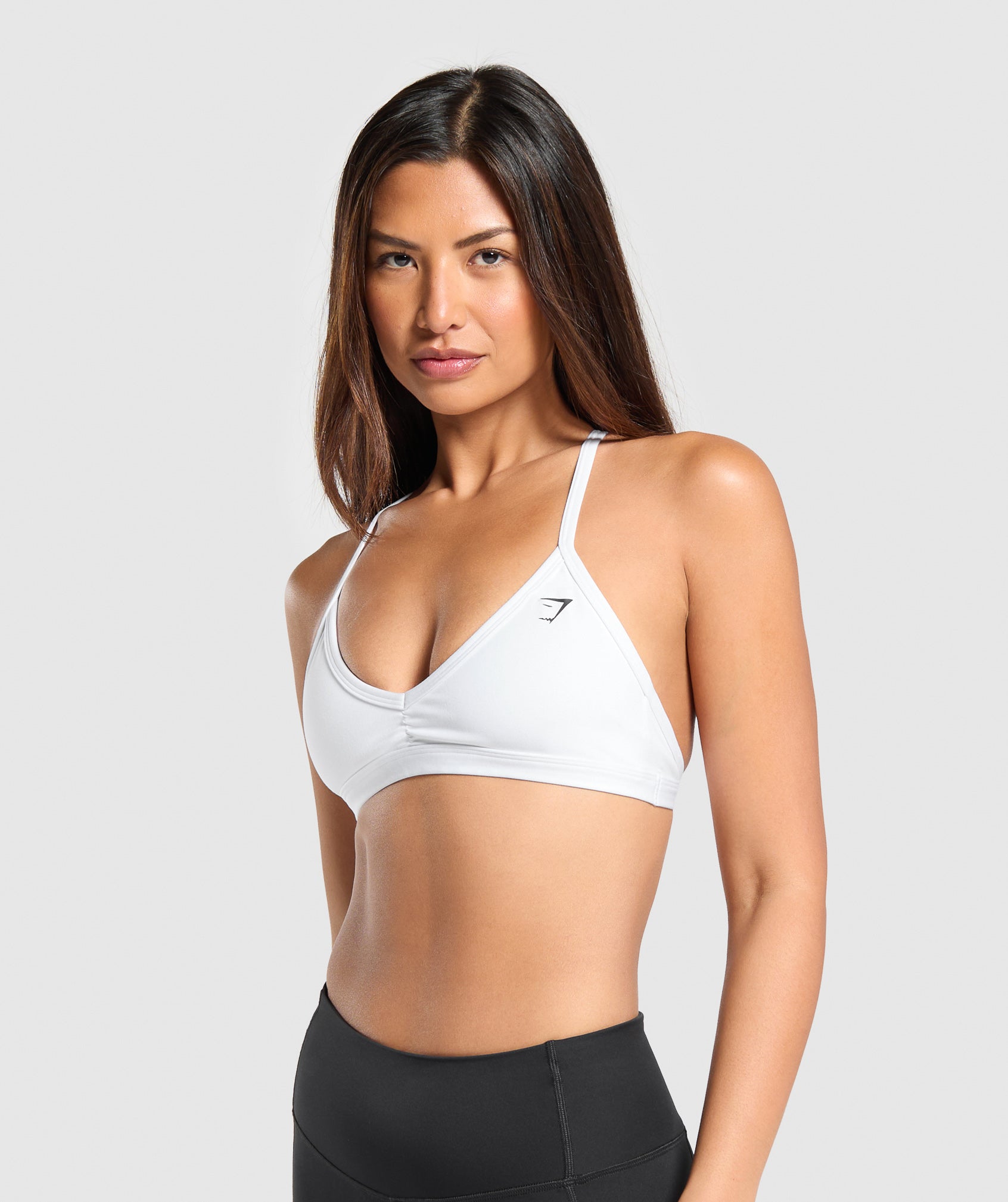 Minimal Sports Bra in White - view 3