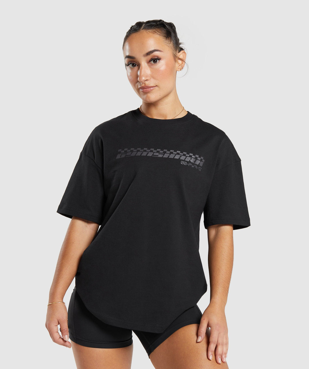 Gymshark Motorcross Oversized T-Shirt - Darkest Teal | Gymshark