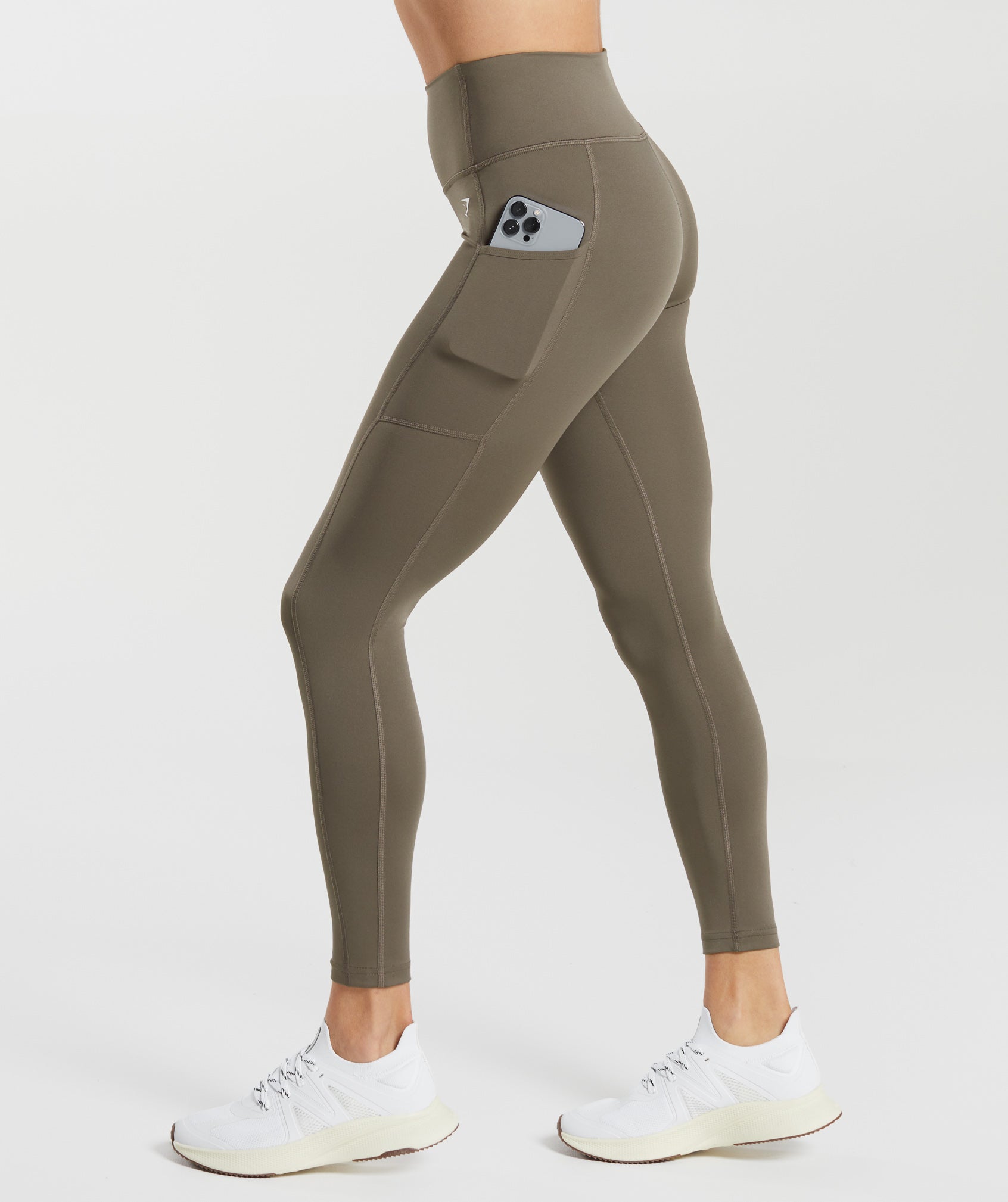 Buy Dermawear Women's Activewear Workout Leggings With Pocket - Brown online