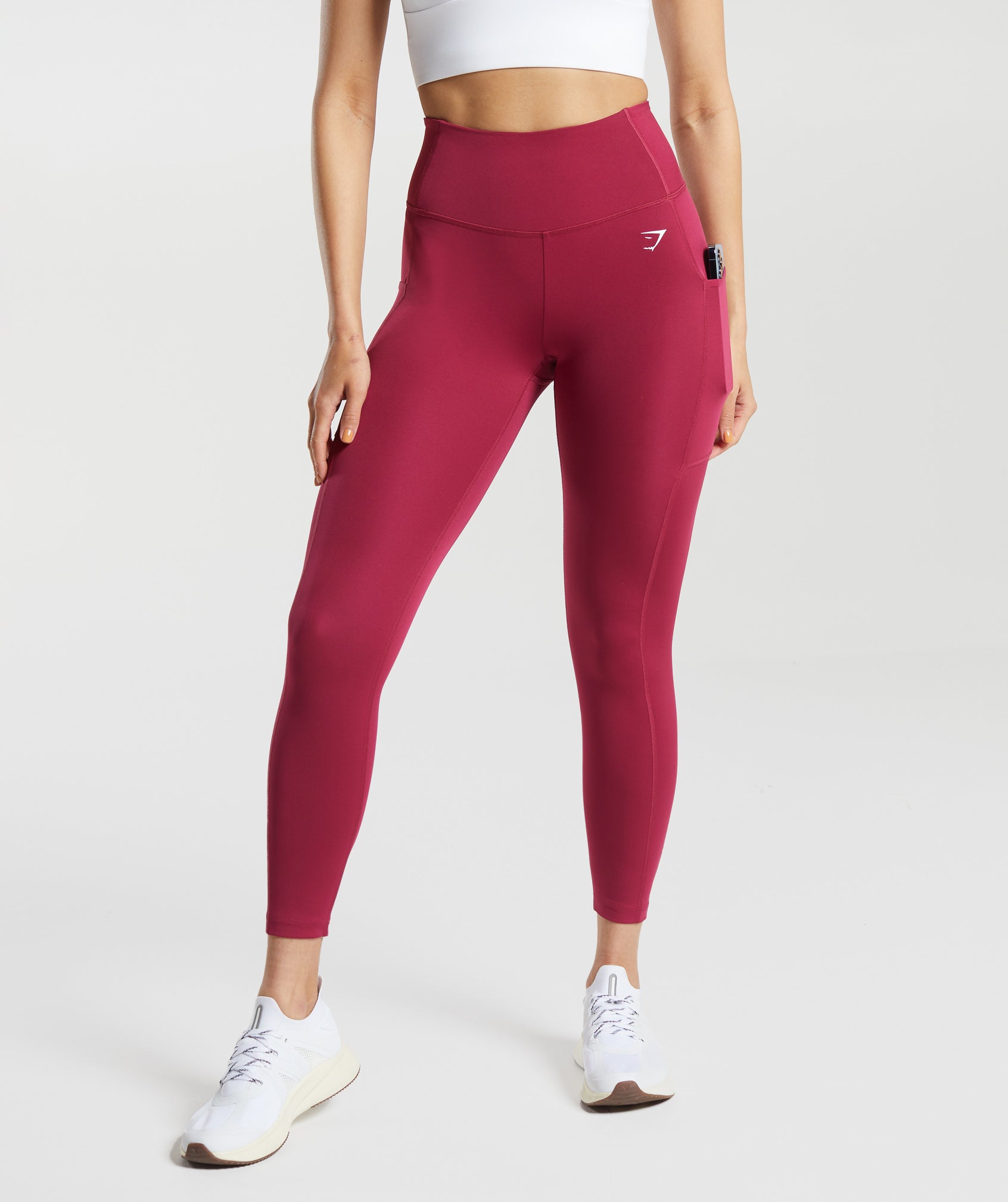 Women's training leggings Gymshark Energy Seamless polka pink