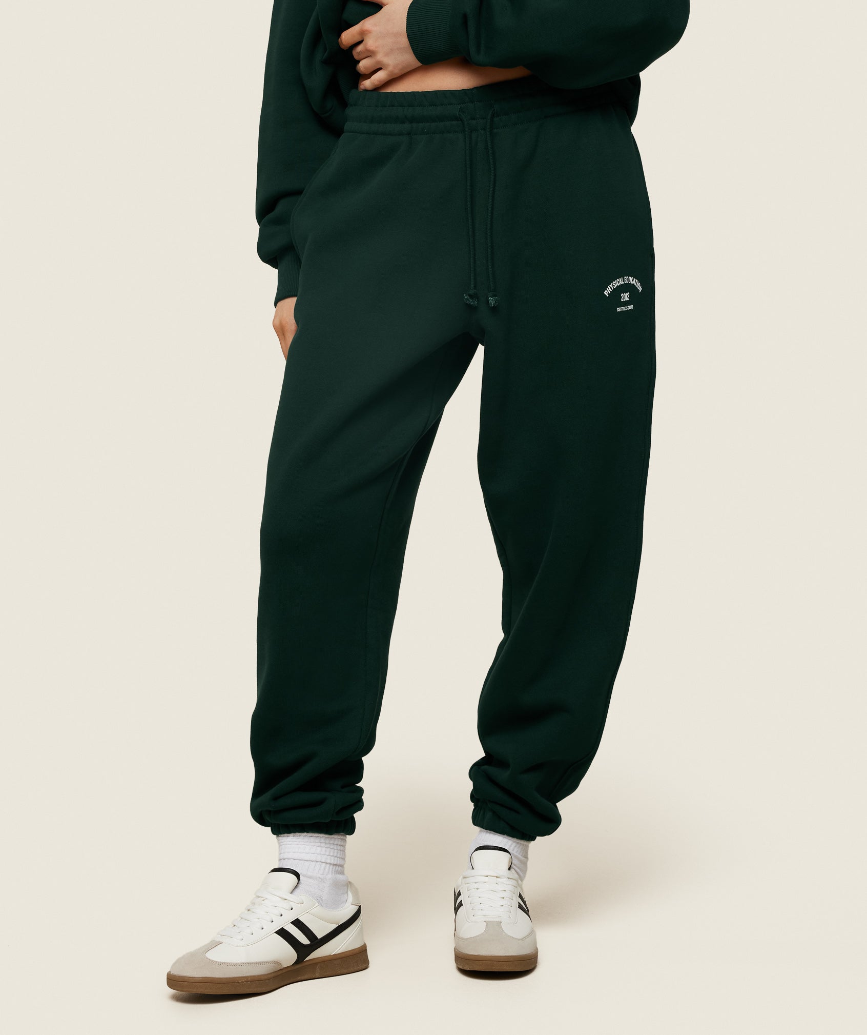 Phys Ed Graphic Sweatpants in Green - view 1