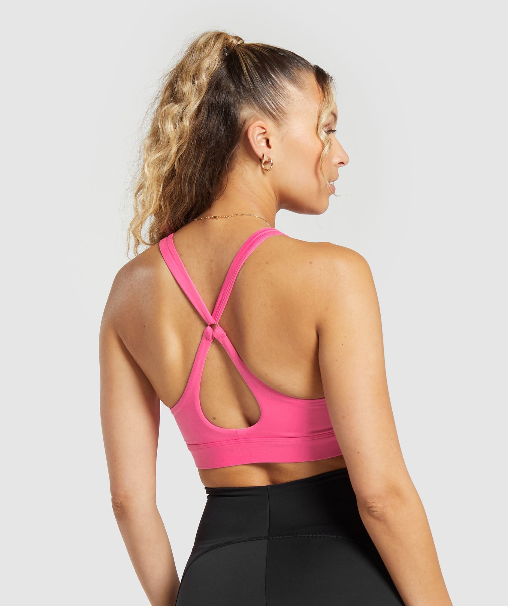 HYK Store  Two Tone Longline Sports Bra