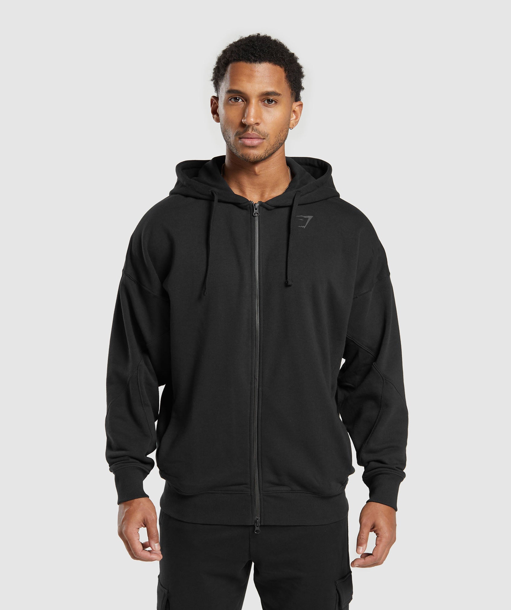 Gymshark Heritage Washed Hoodie - Onyx Grey