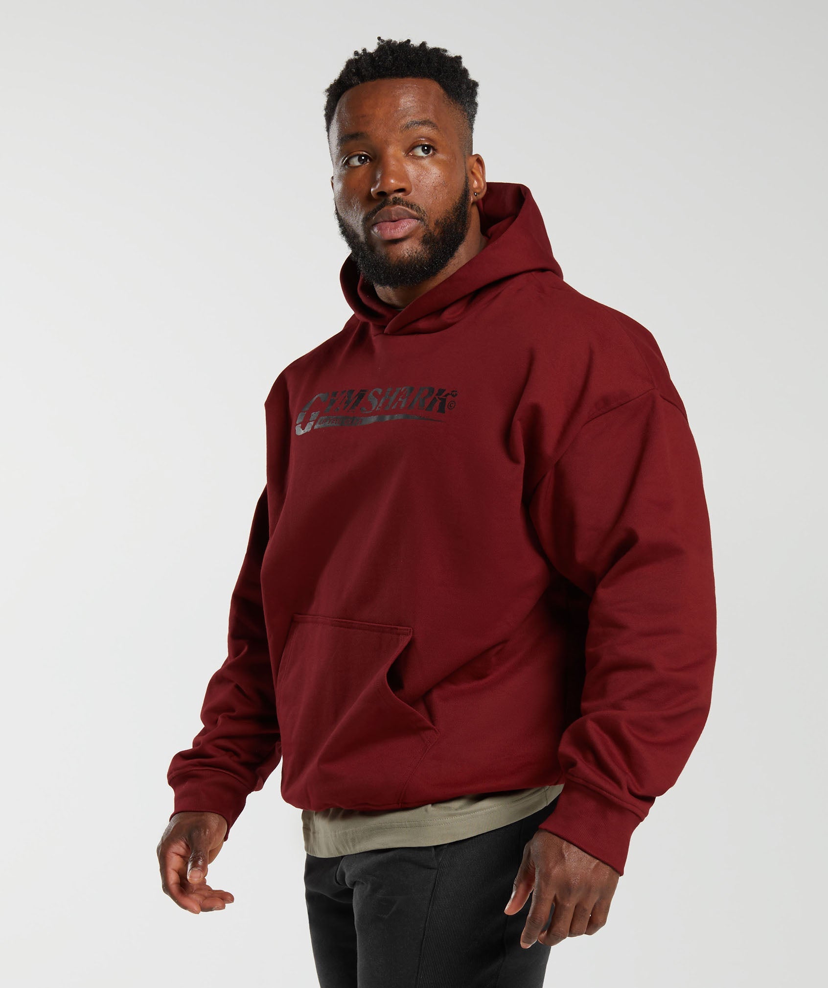 Gymshark Pump Cover Hoodie - Spiced Red