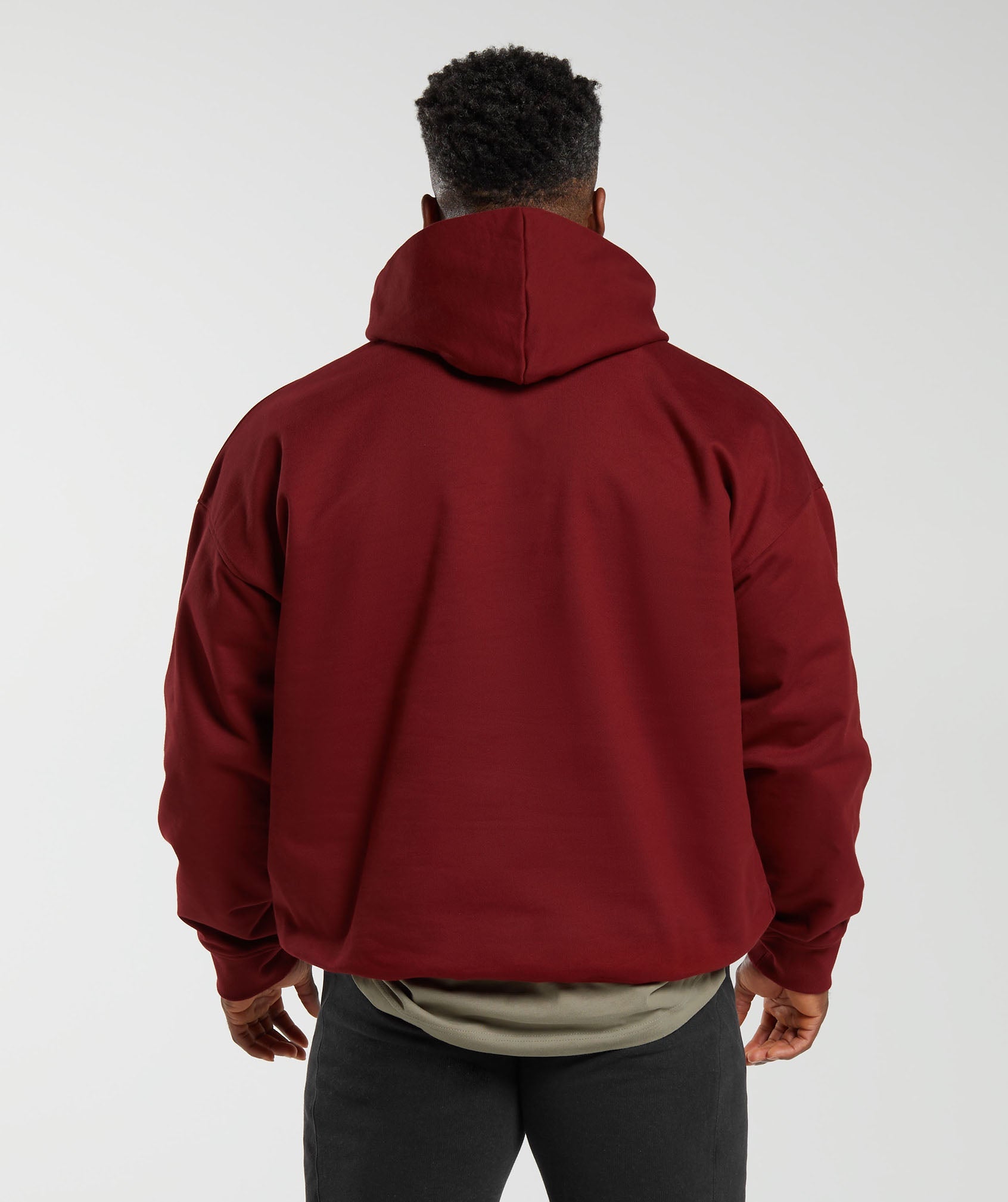 Pump Cover Hoodie in Spiced Red - view 2