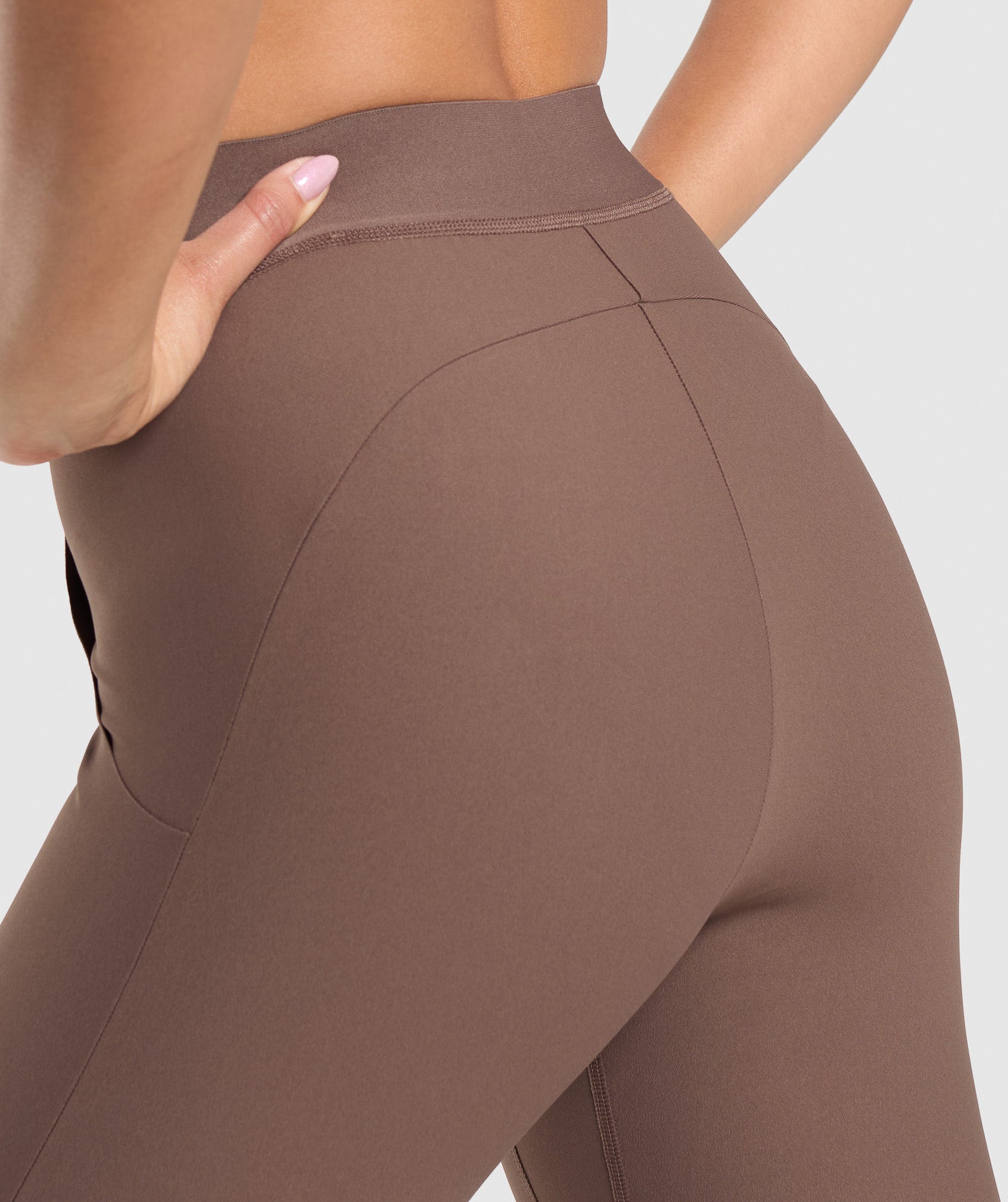 Raw Cut Leggings in Soft Brown - view 6